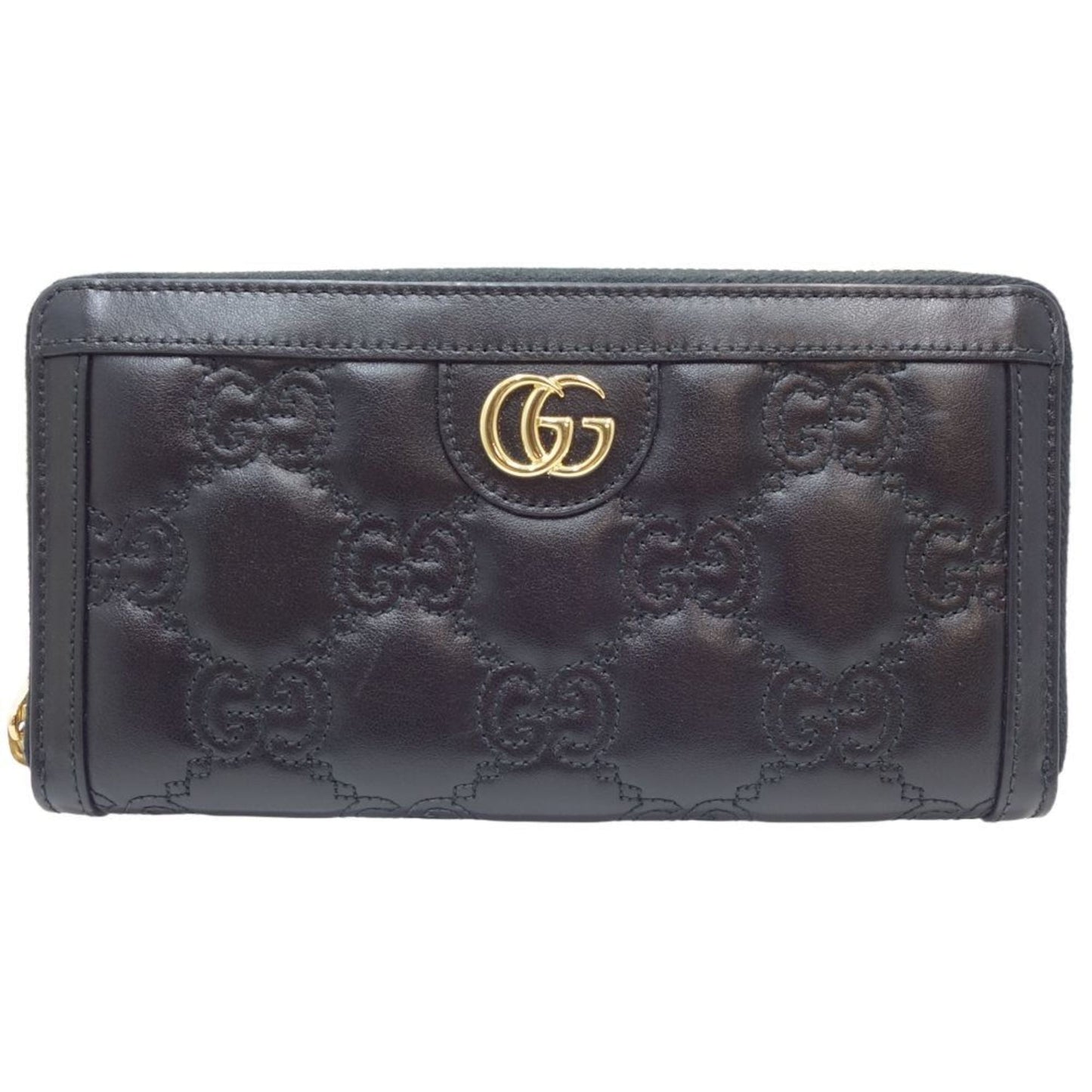 Gucci Black Leather Long Wallet (Bi-Fold) ( )