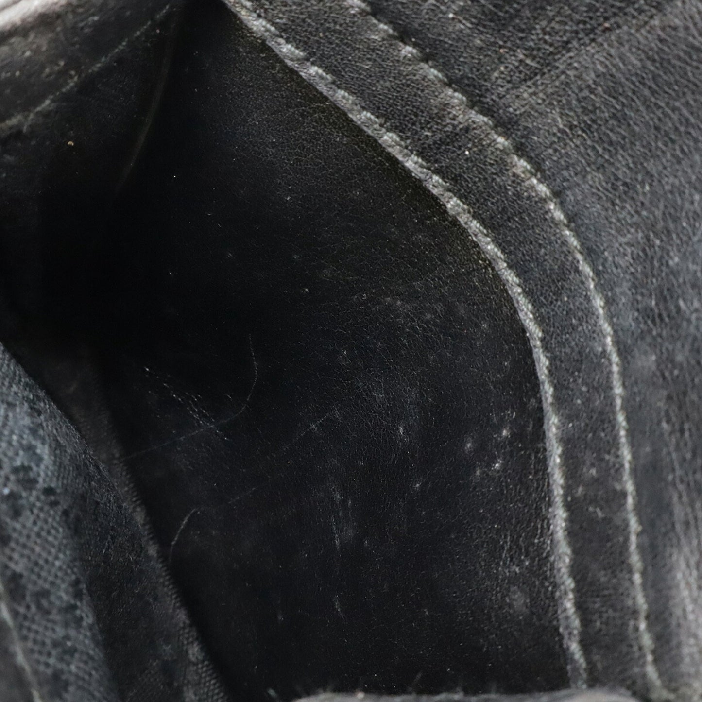 Gucci Black Bamboo Leather Backpack Shoulder Bag ( )
