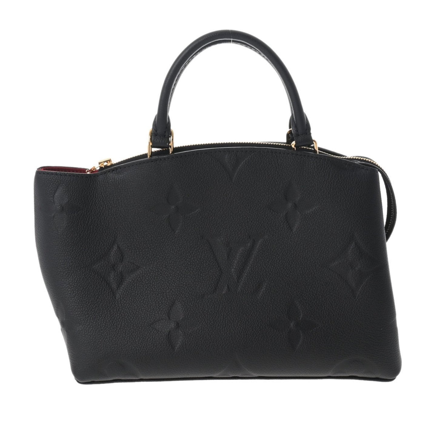 LOUIS VUITTON Monogram Emplant Petit Palais PM Noir Women's Bag