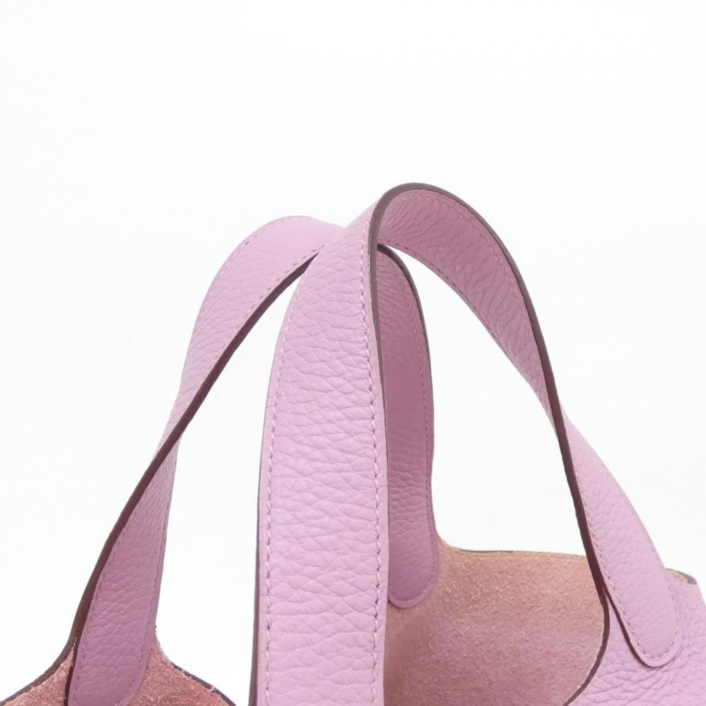 Hermes Pink Taurillon Clemence Leather Handbag ( )