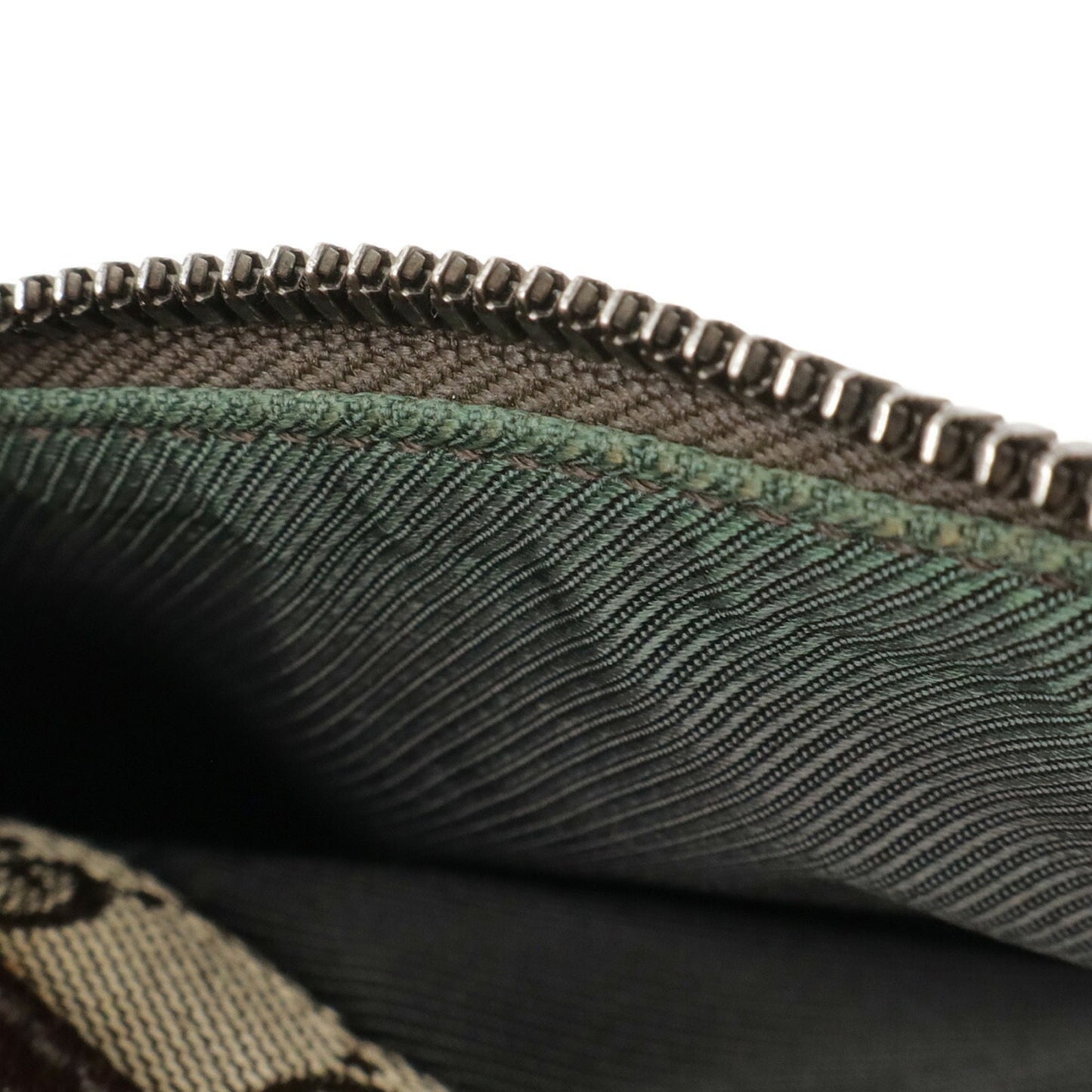 Gucci Beige Brown Dark Brown Khaki Gg Canvas Pochette Shoulder Bag ( )