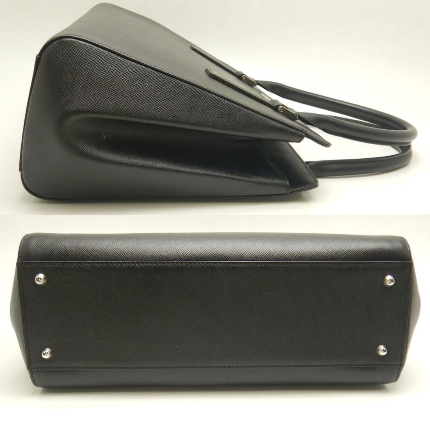 Burberry Black Leather Handbag ( )