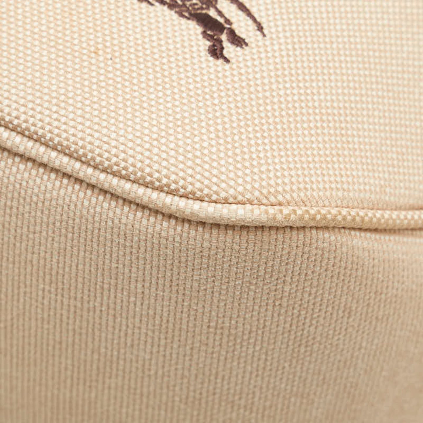 Burberry Beige Brown Canvas Handbag Tote Bag ( )