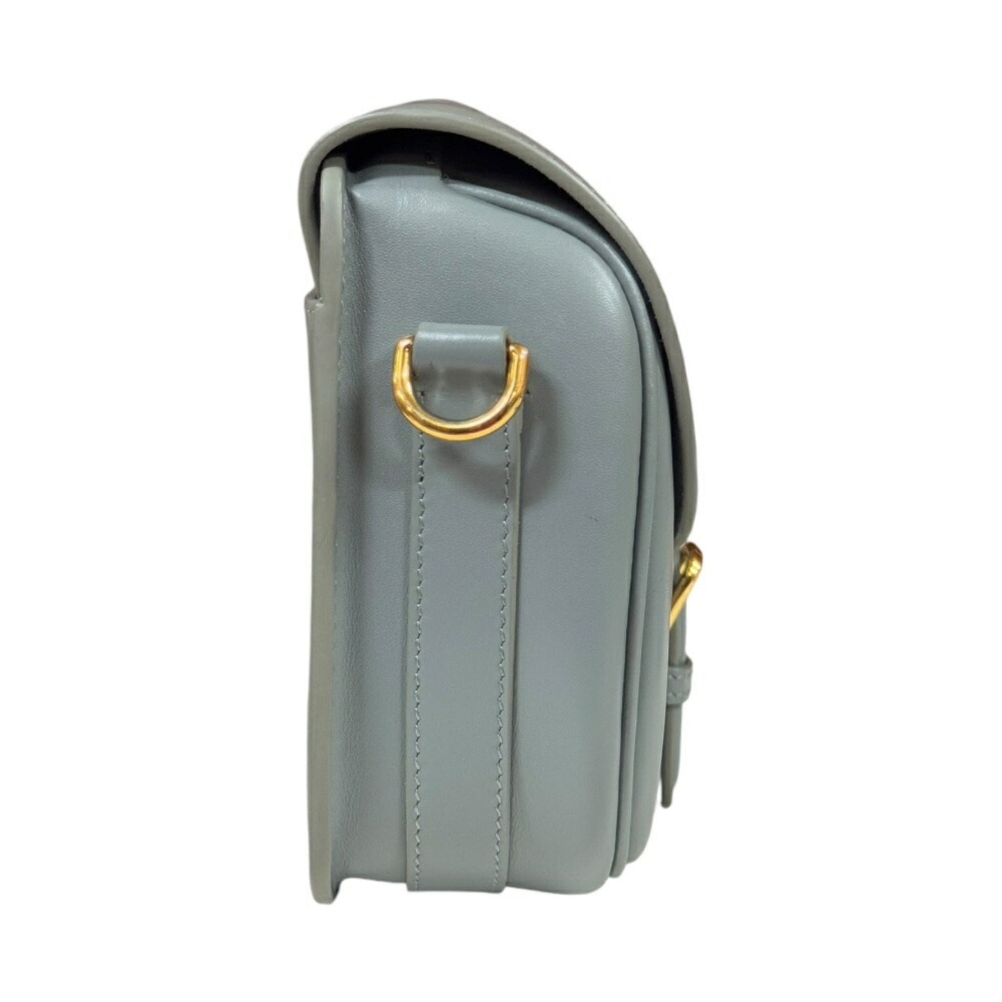 Christian Dior Gray Leather Shoulder Bag ()