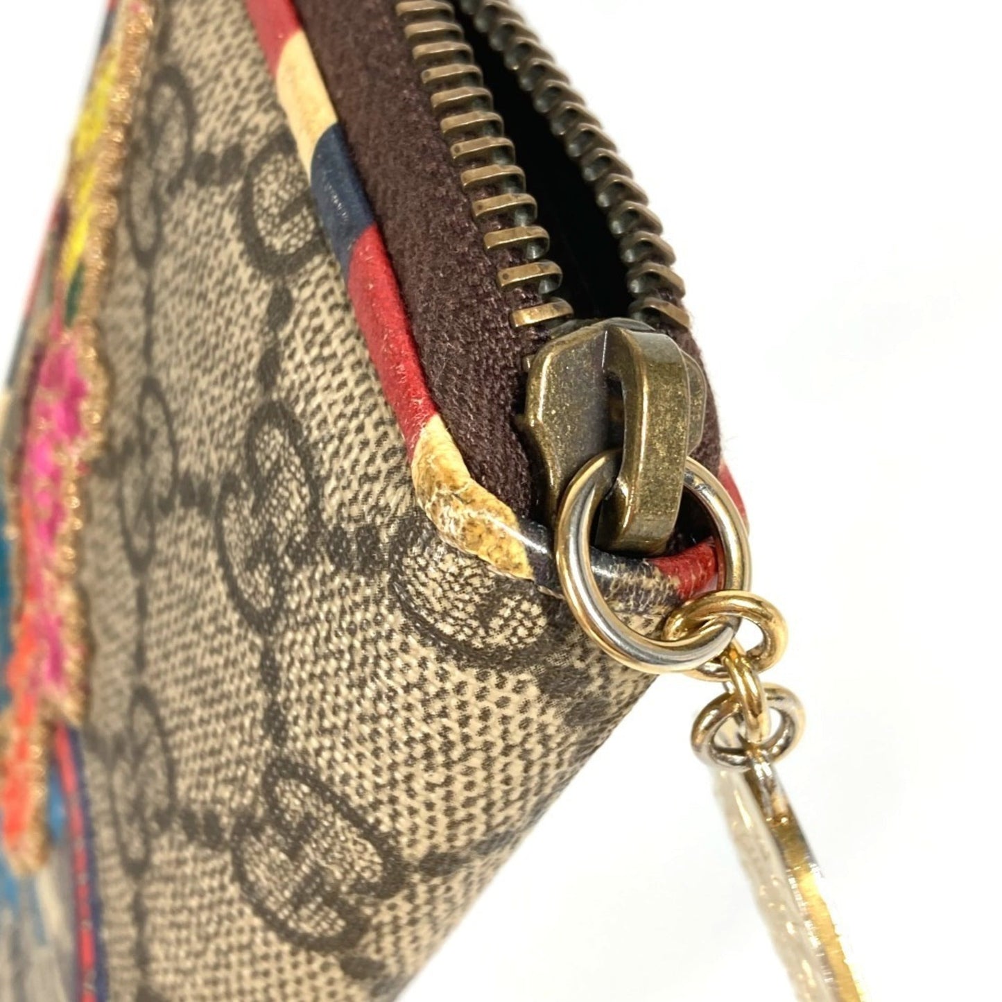 Gucci Gg Supreme Beige Multi-Color Gg Supreme Coin Purse/Coin Case ( )