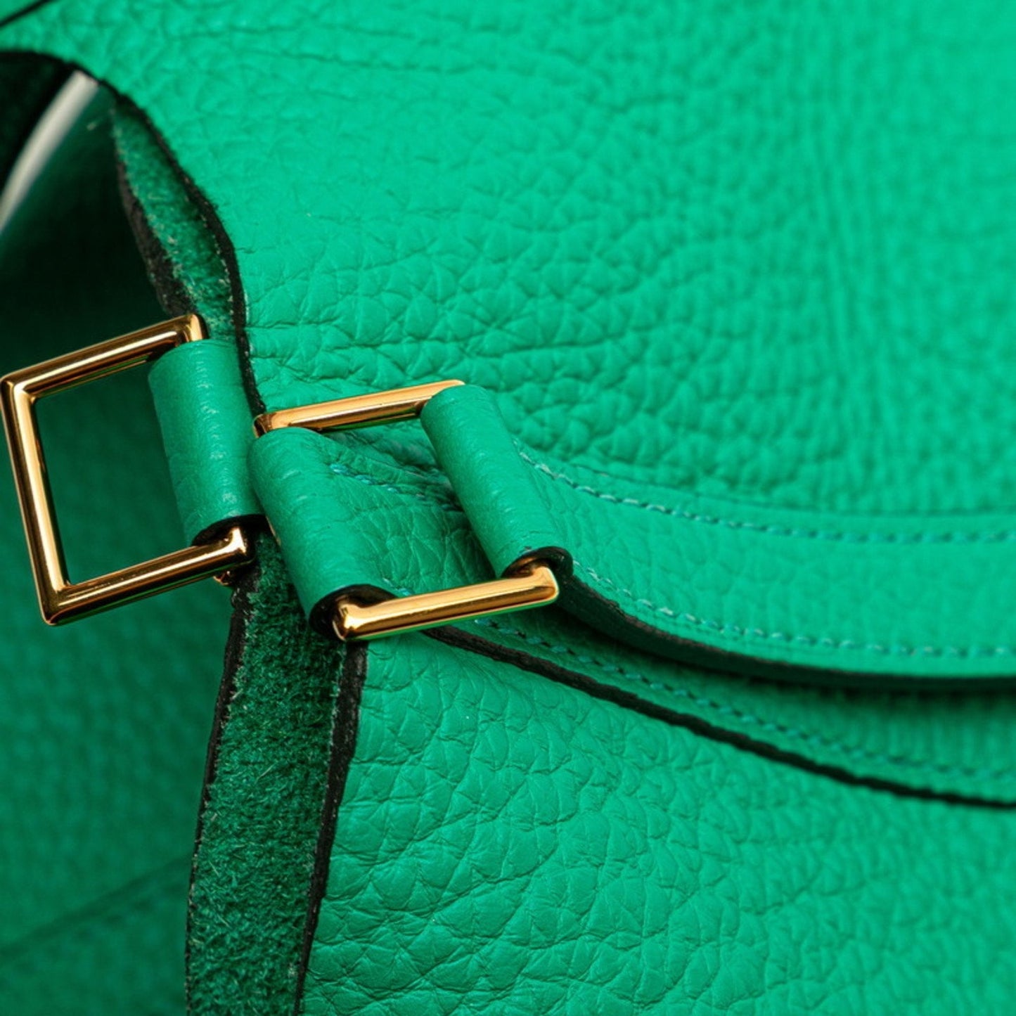 Hermes Picotin Green Taurillon Clemence Leather Handbag ( )