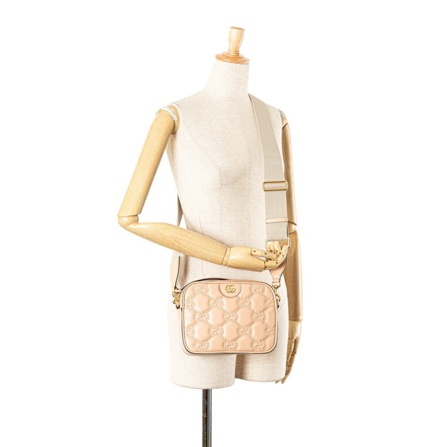 Gucci Beige Leather Shoulder Bag ( )