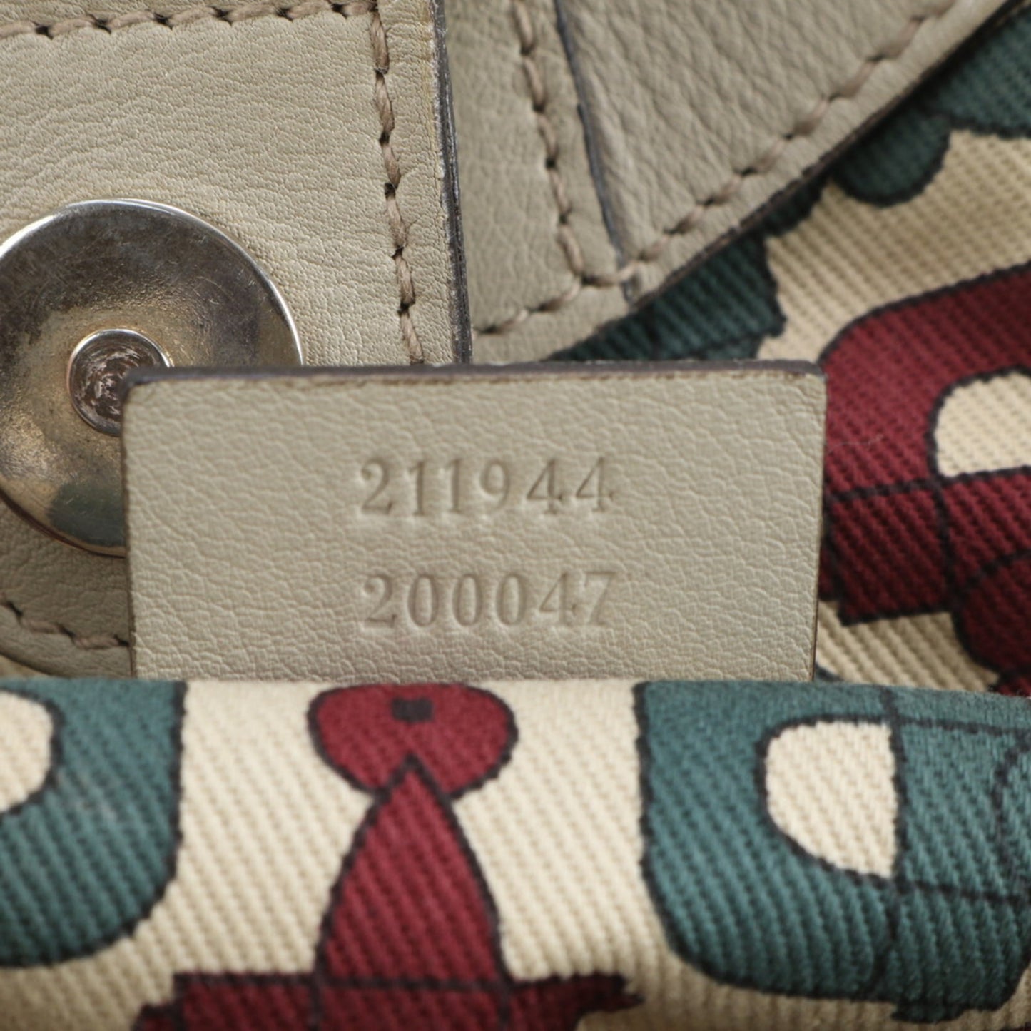Gucci Beige Leather Tote Bag ( )