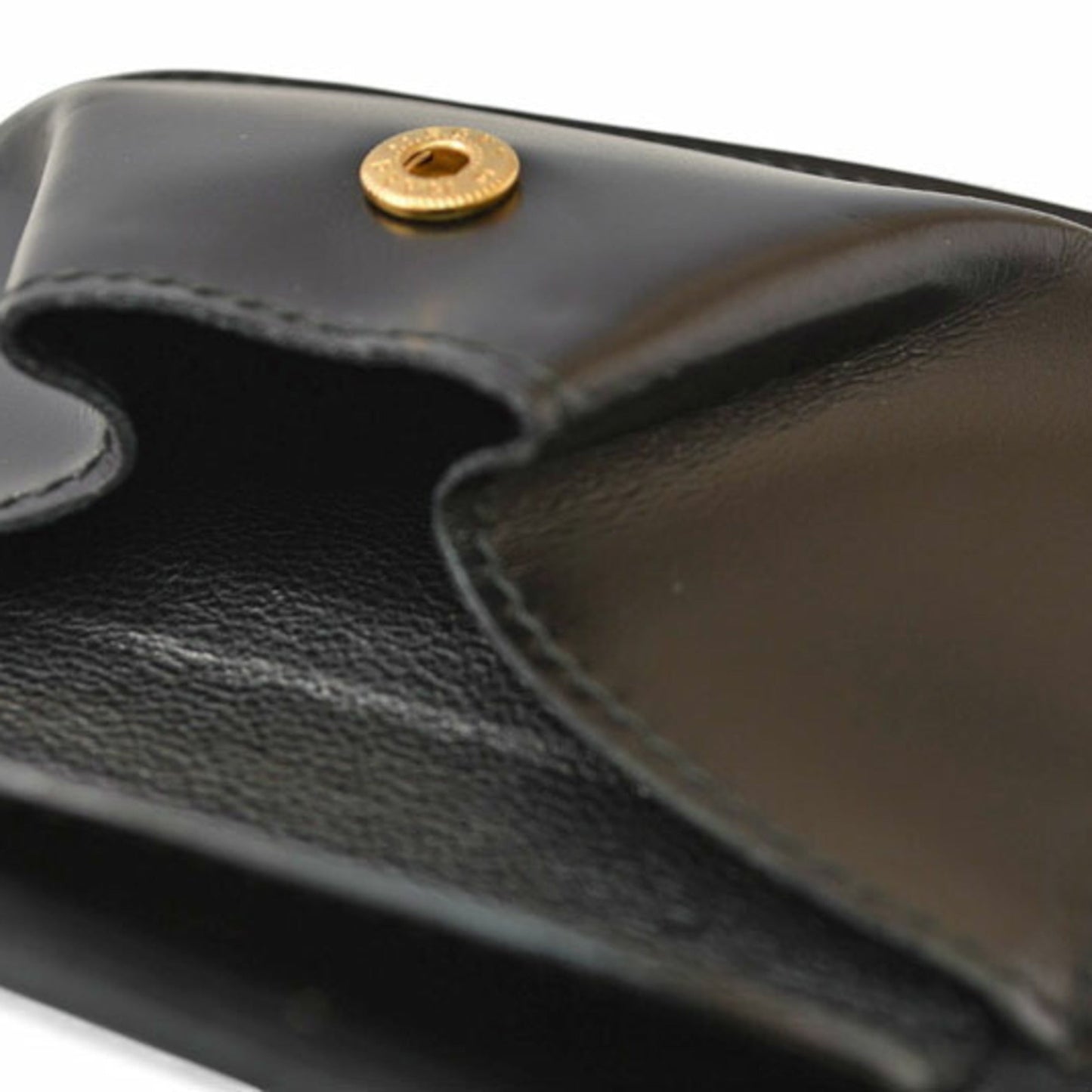 Gucci Black Leather Coin Purse/Coin Case ( )