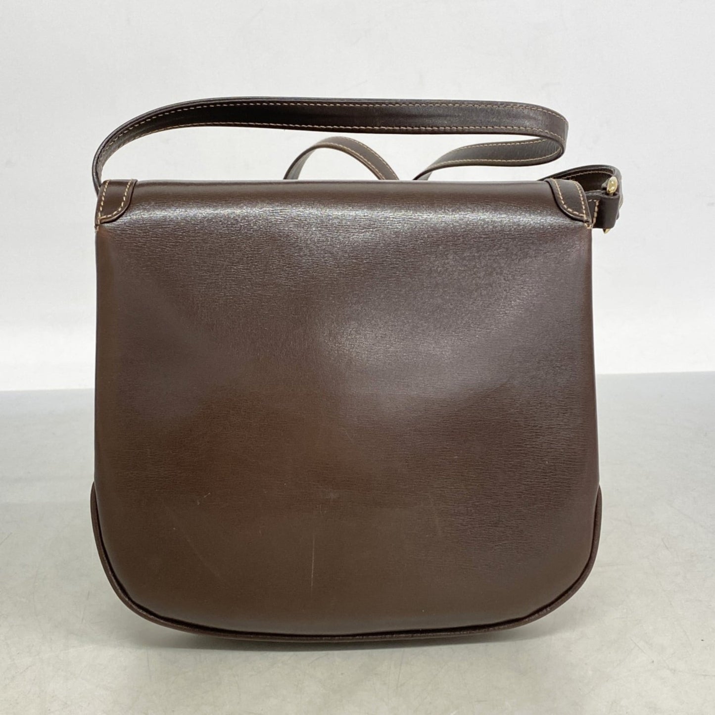 Gucci Brown Leather Shoulder Bag ( )