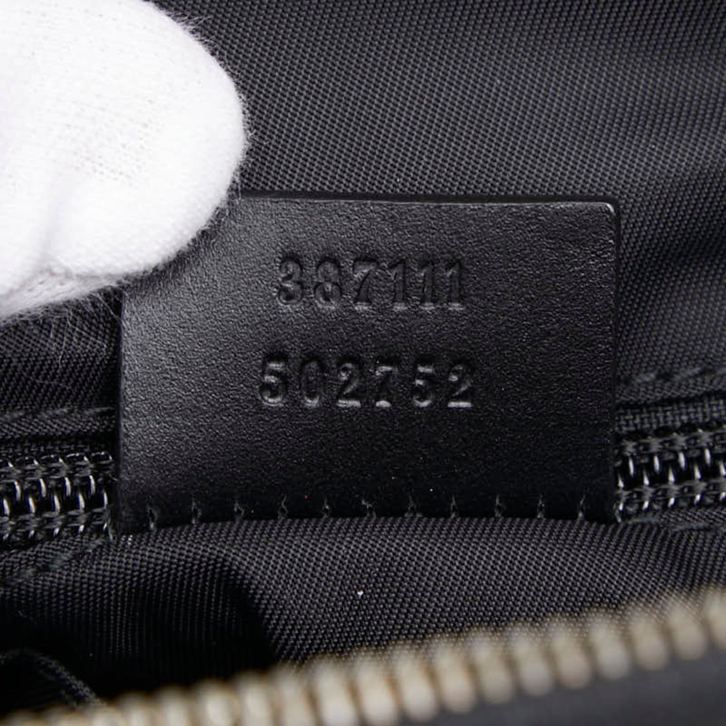 Gucci Black Nylon Leather Shoulder Bag ( )