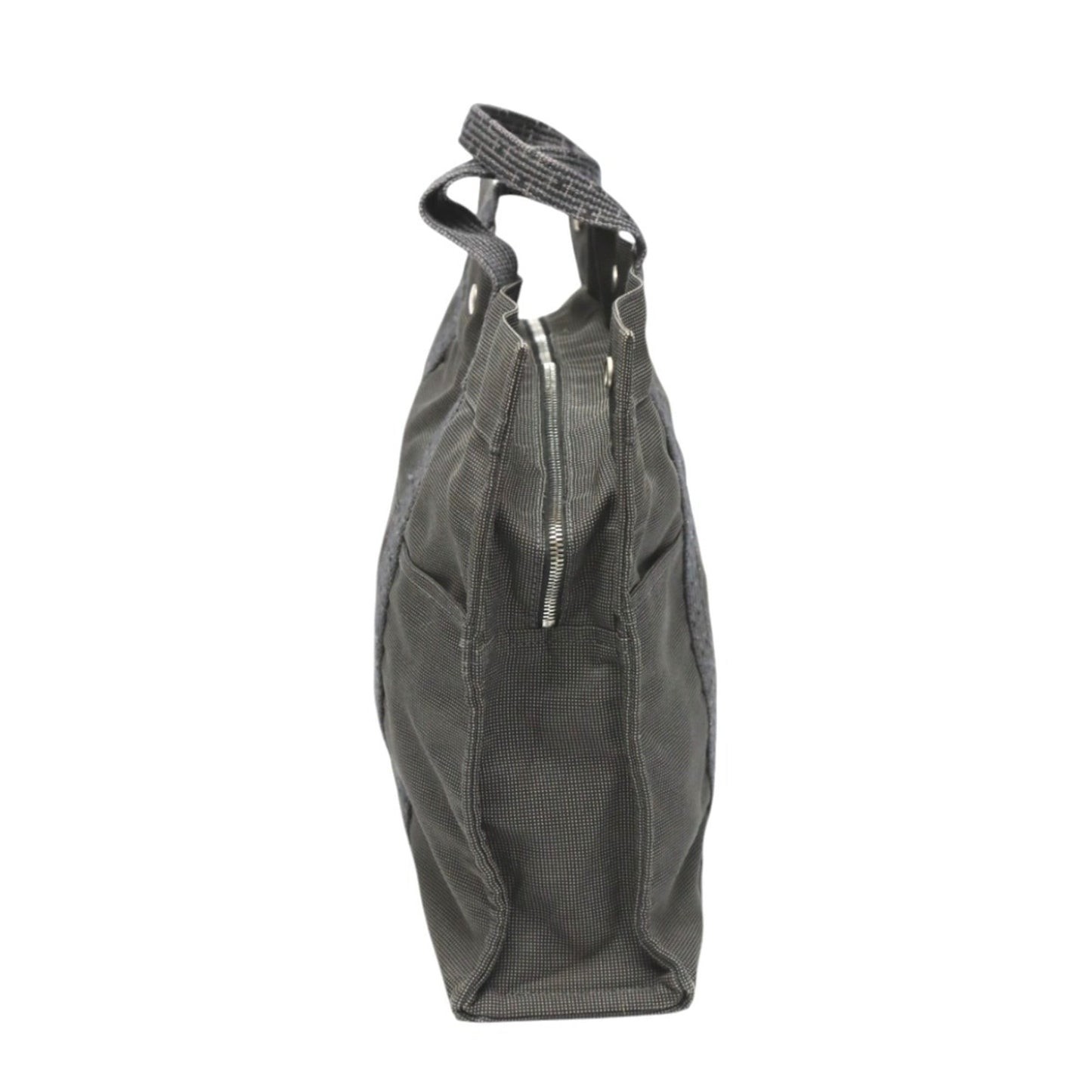 Hermes Her Line Gray Canvas Tote Bag ( )