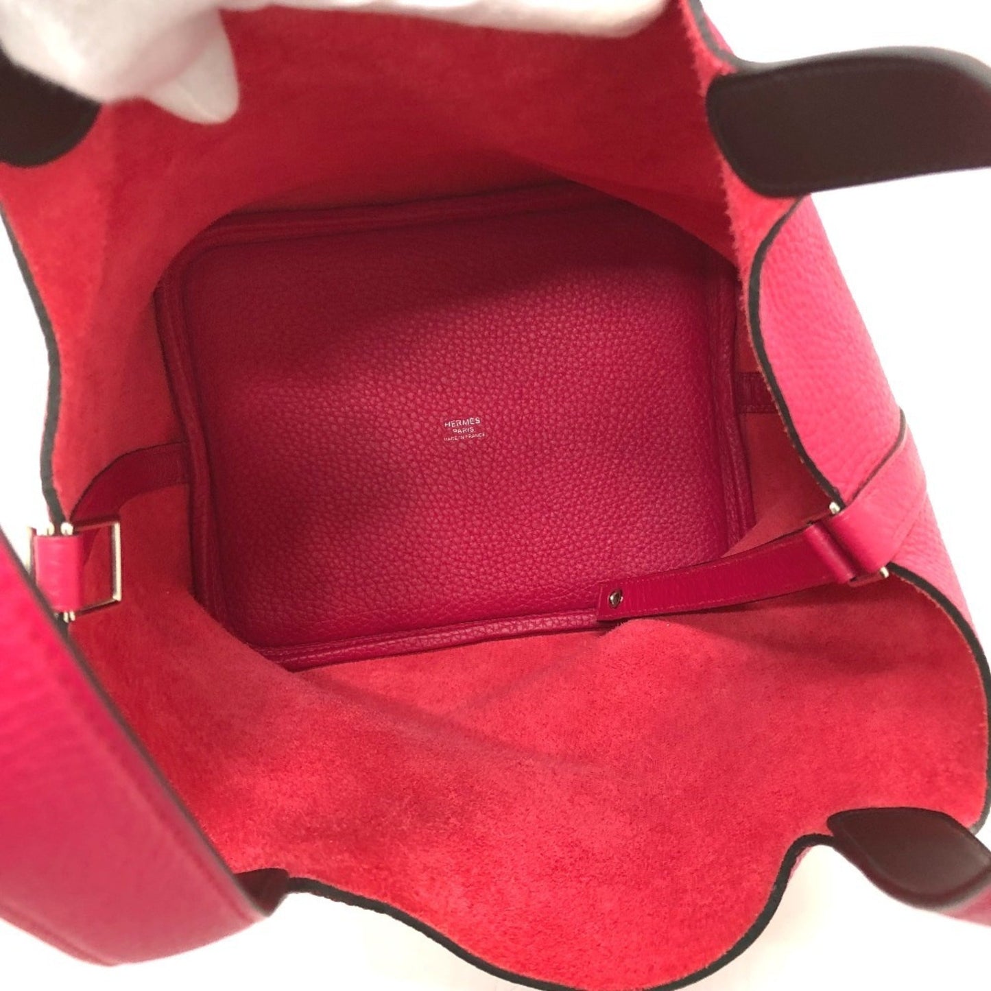 Hermes Pink Togo Leather Handbag Tote Bag ( )