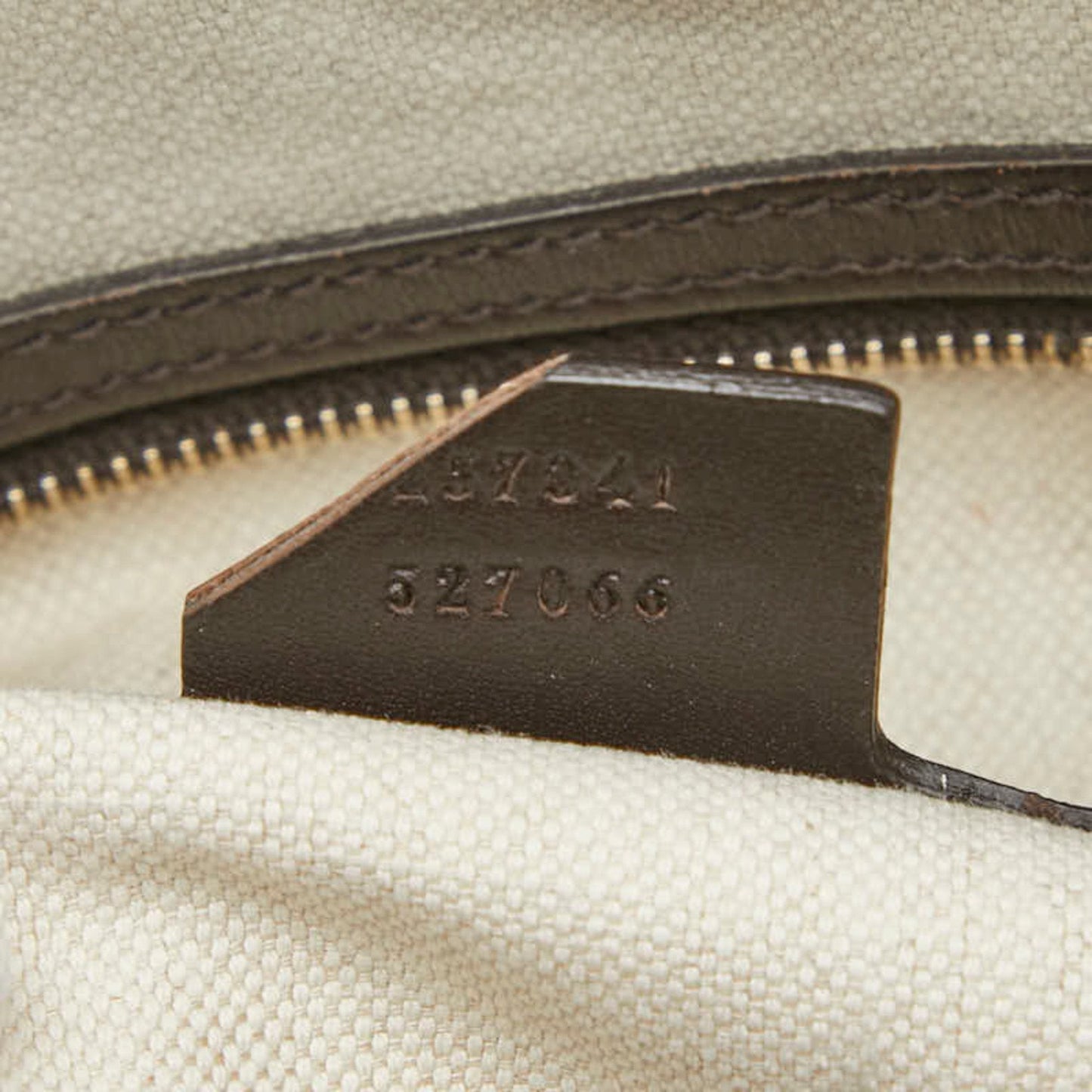 Gucci Beige Multi-Color Canvas Leather Handbag Shoulder Bag ( )