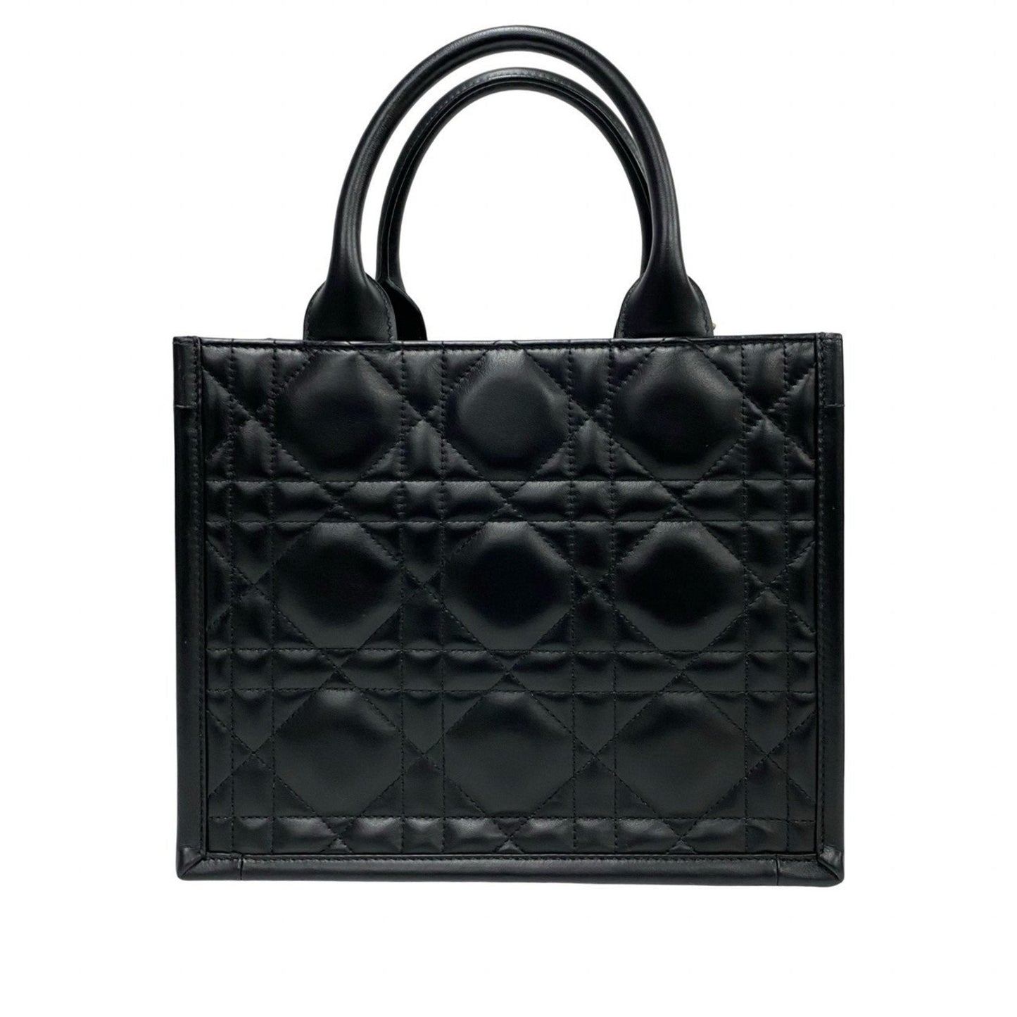 Christian Dior Black Leather Handbag Shoulder Bag ()