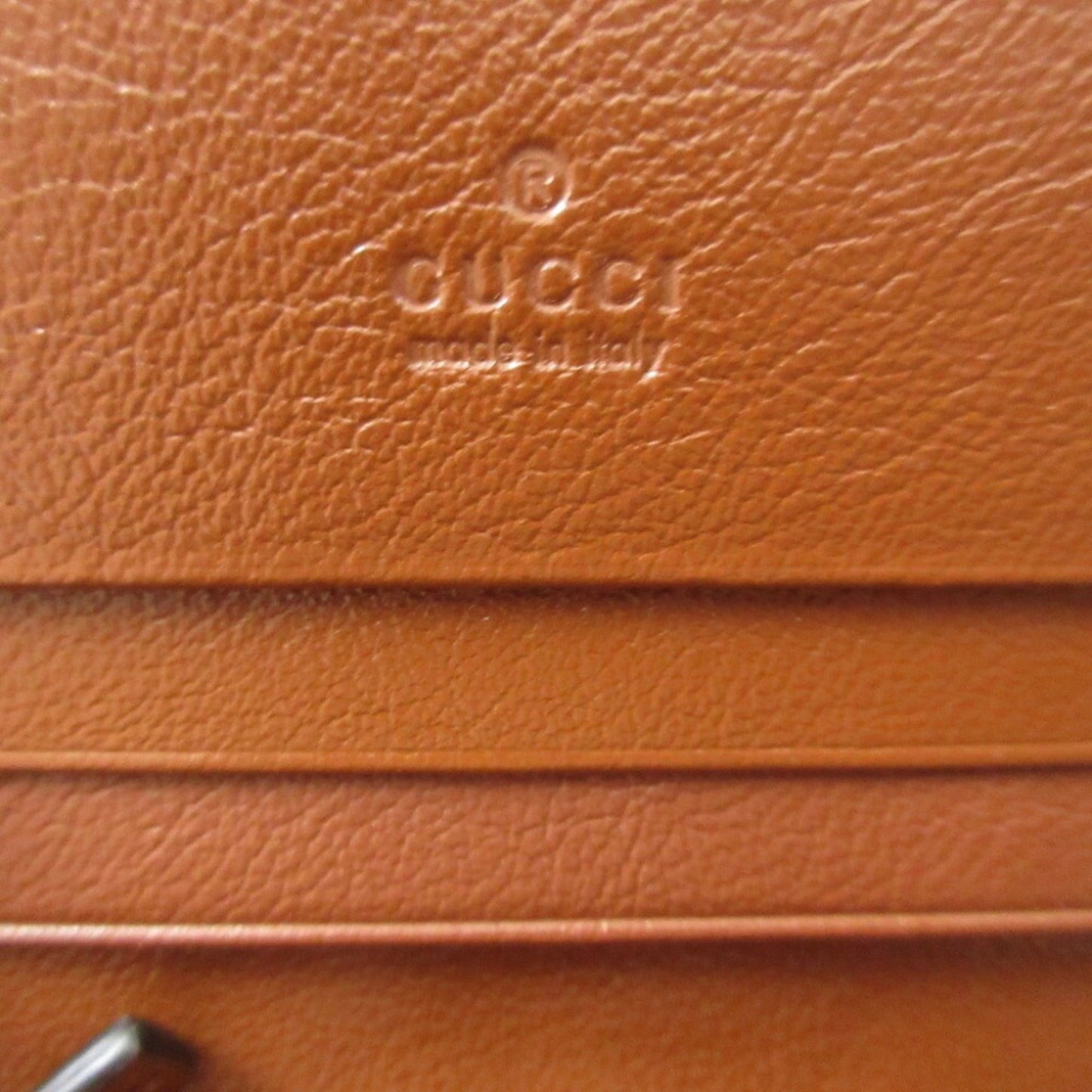 Gucci Brown Leather Coin Purse/Coin Case ( )