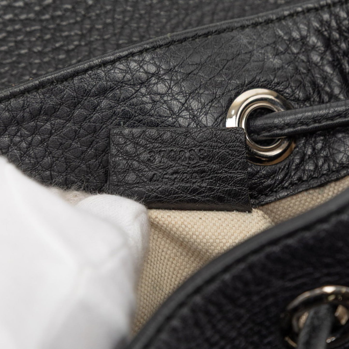 Gucci Black Leather Backpack ( )