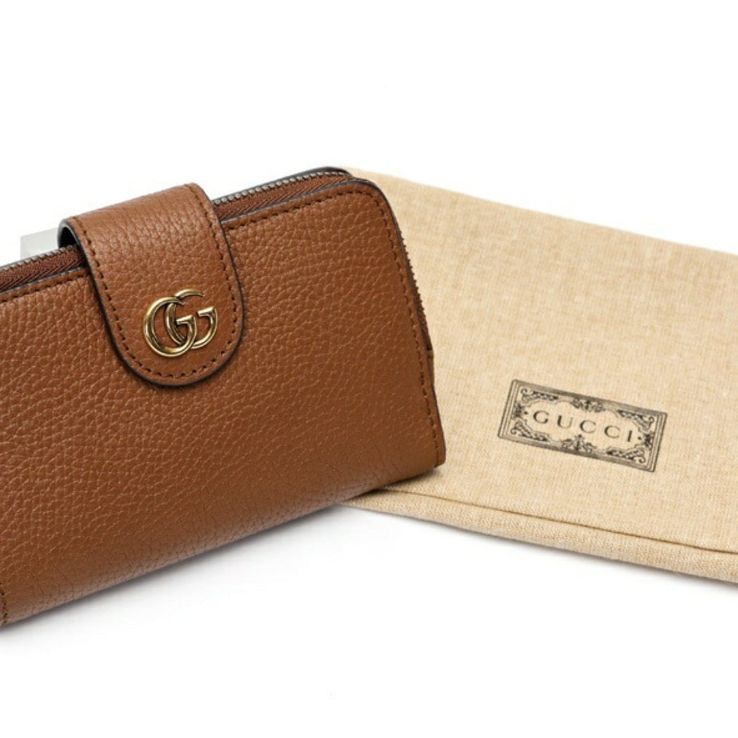 Gucci Brown Leather Wallet (Bi-Fold) ( )