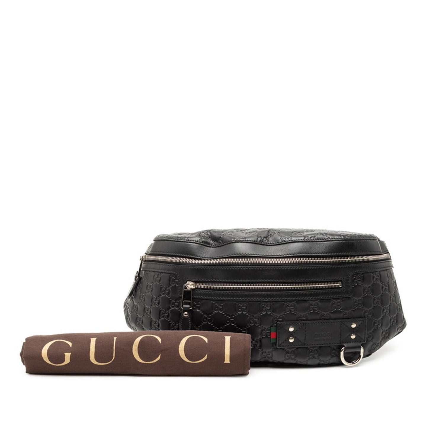 Gucci Guccissima Black Multi-Color Leather Sling Bag ( )