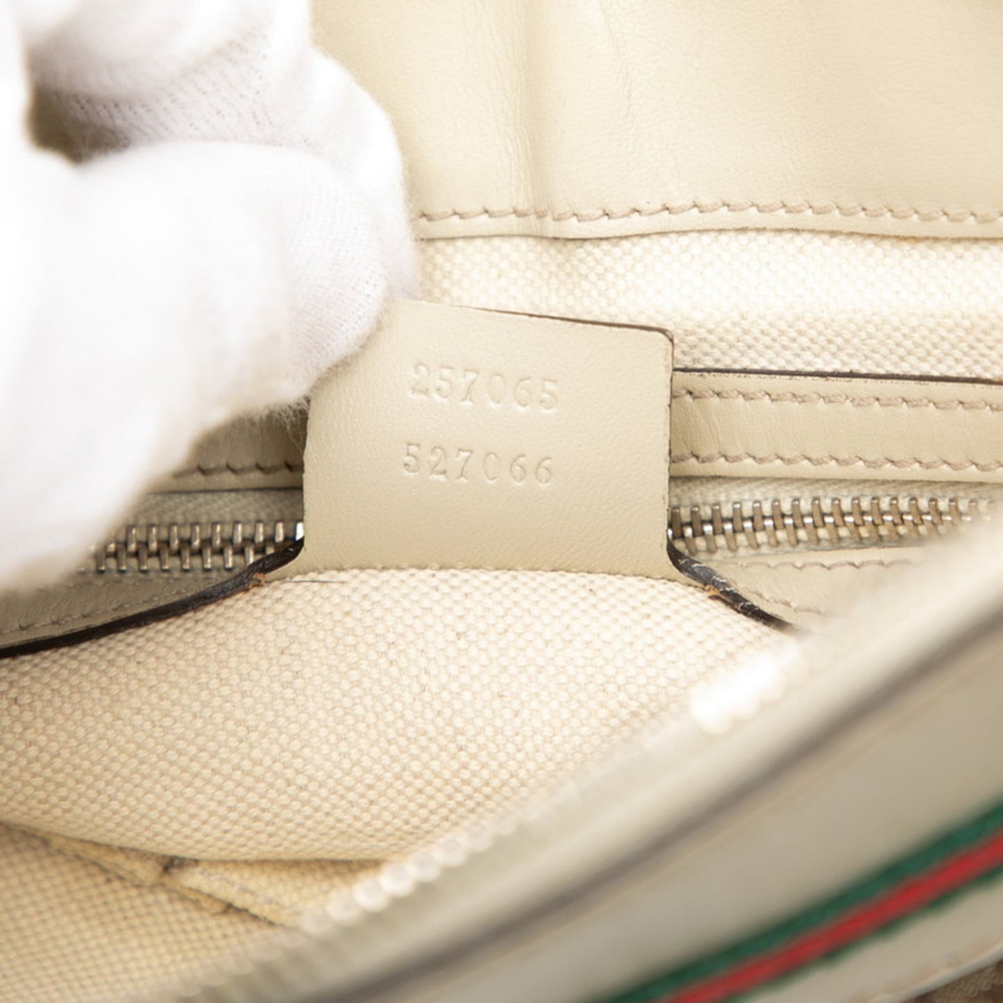 Gucci Gg Canvas Beige Gg Canvas Leather Shoulder Bag ( )
