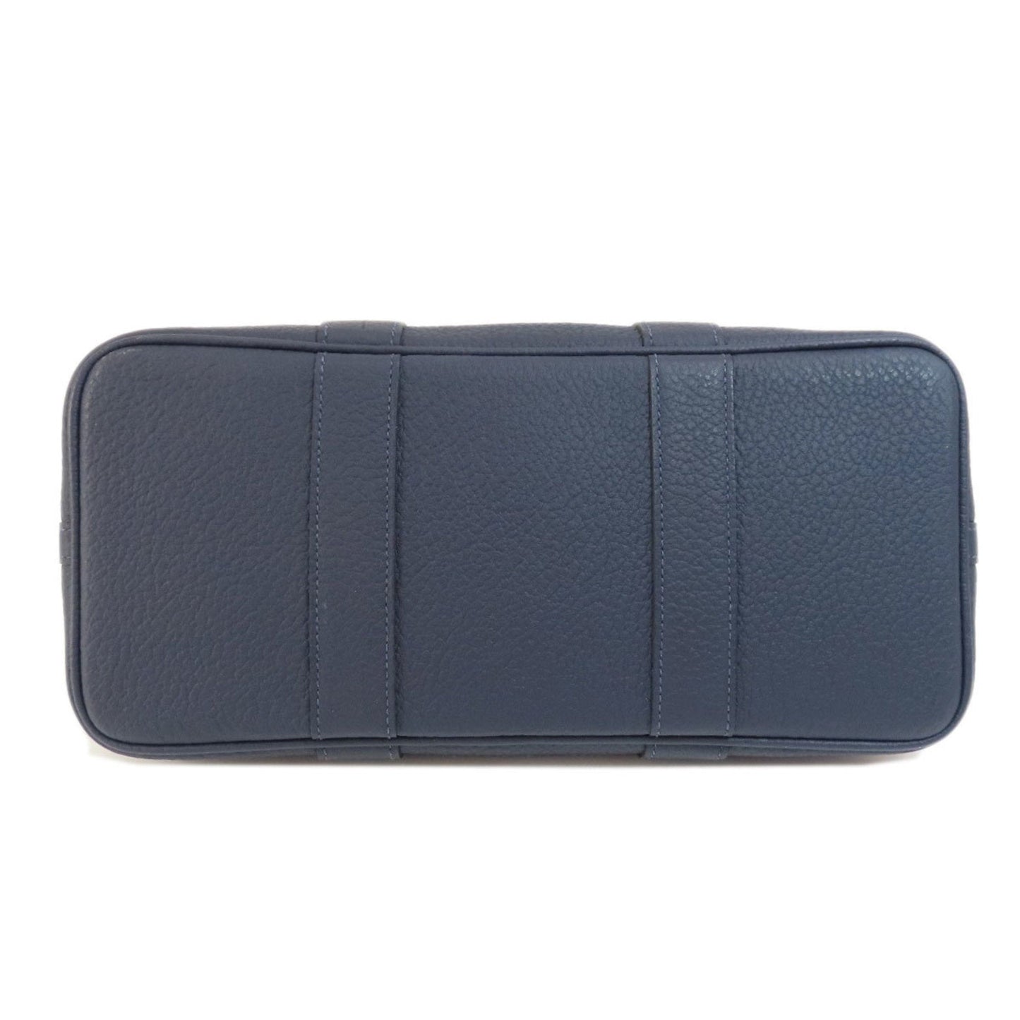 Hermes Navy Purple Canvas Handbag ( )