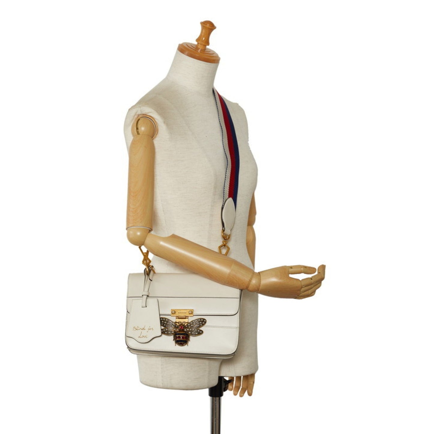 Gucci White Leather Shoulder Bag ( )