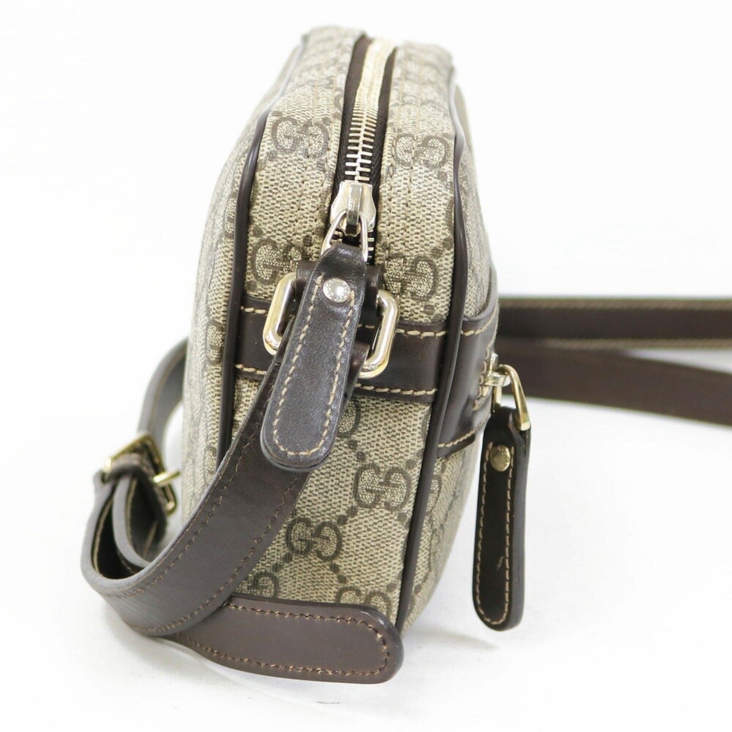 Gucci Beige Canvas Shoulder Bag Style 1