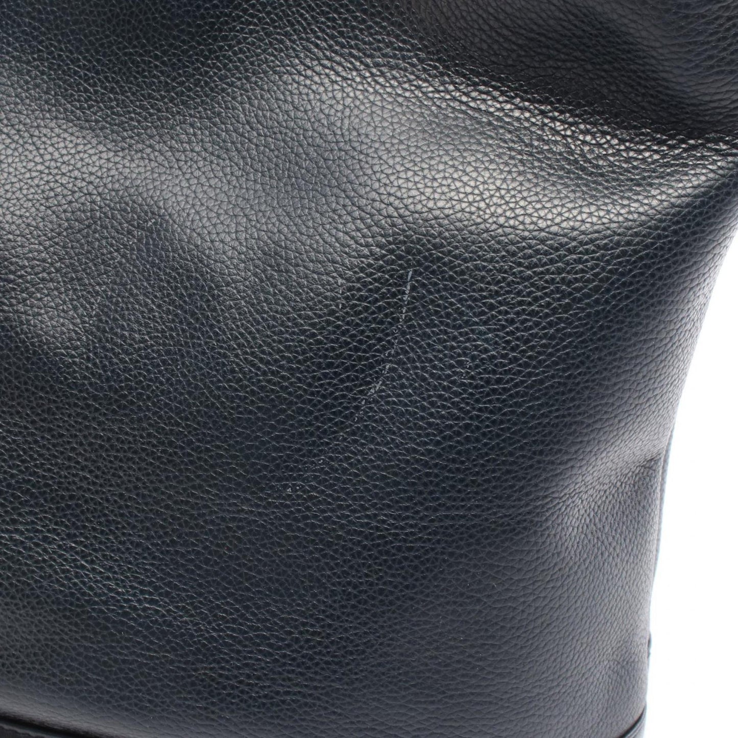 Gucci Navy Leather Shoulder Bag ( )