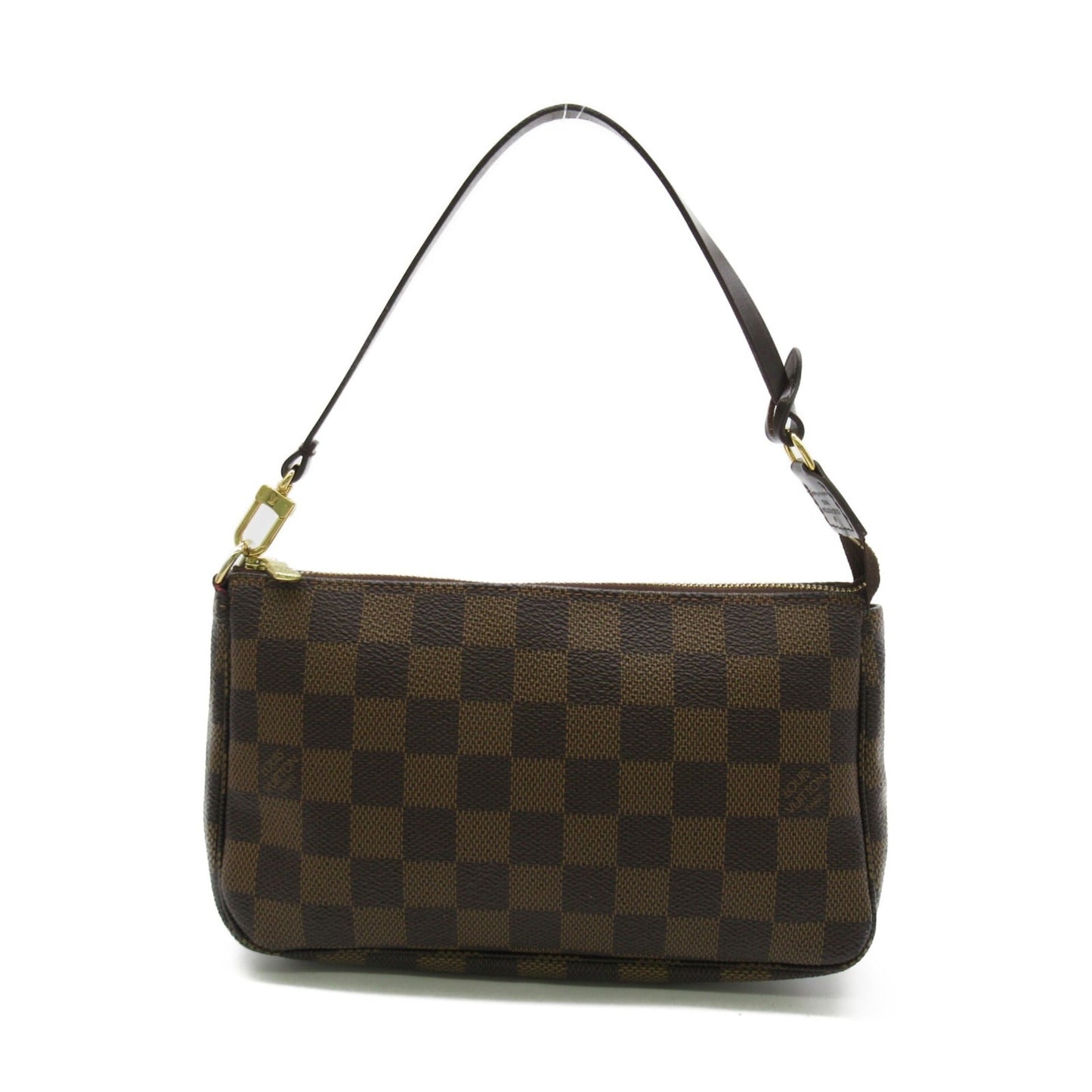 LOUIS VUITTON Pochette Accessoires Brown Damier PVC coated canvas Clutch