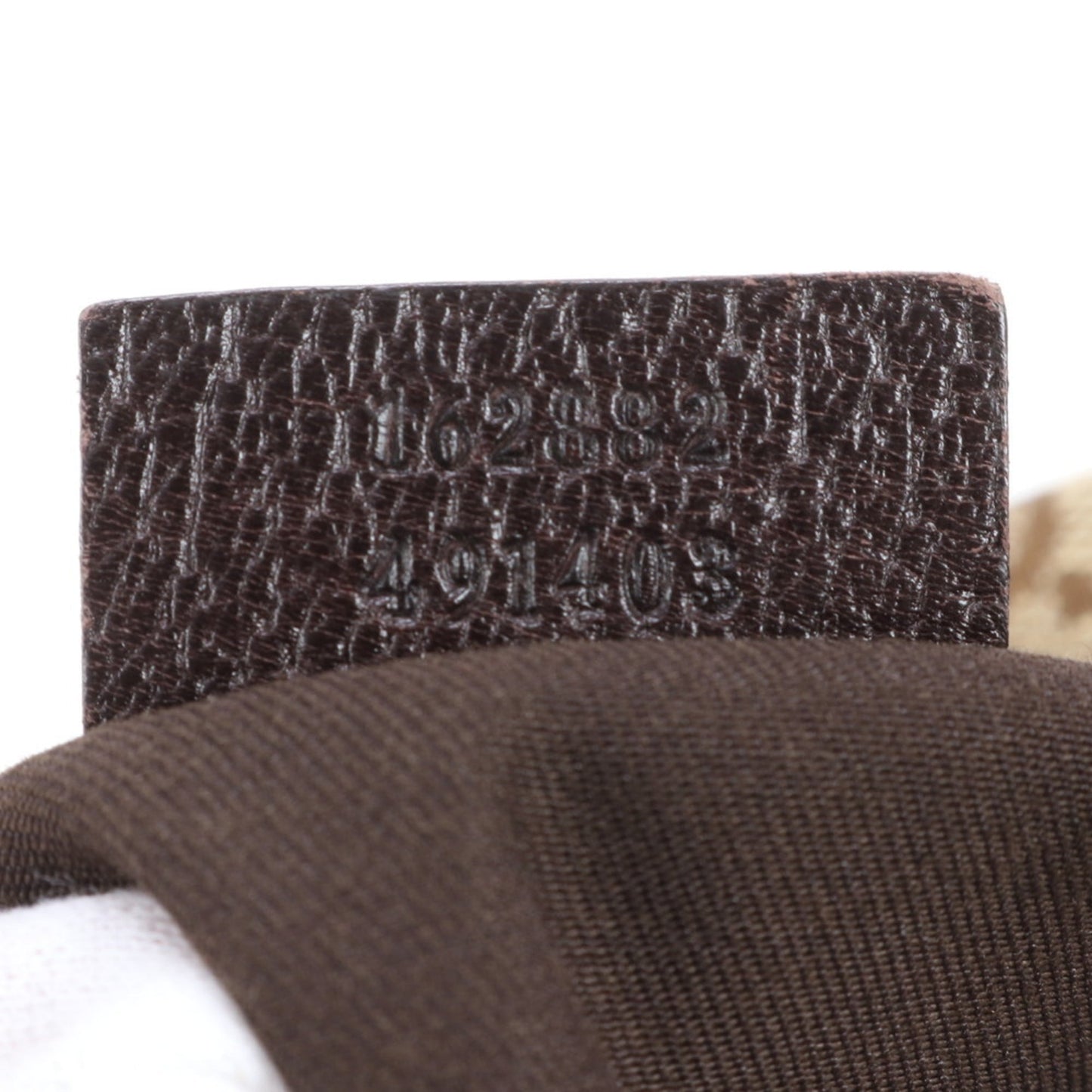 Gucci Brown Leather Canvas Shoulder Bag ( )