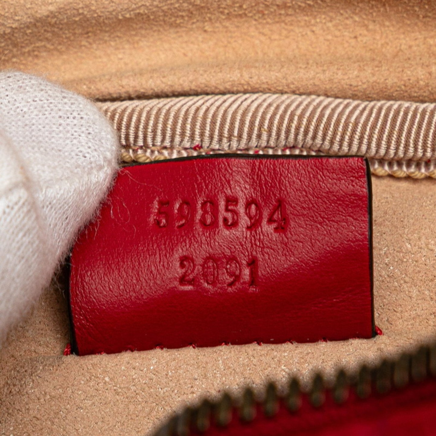 Gucci Gg Marmont Red Color Leather Backpack ( )