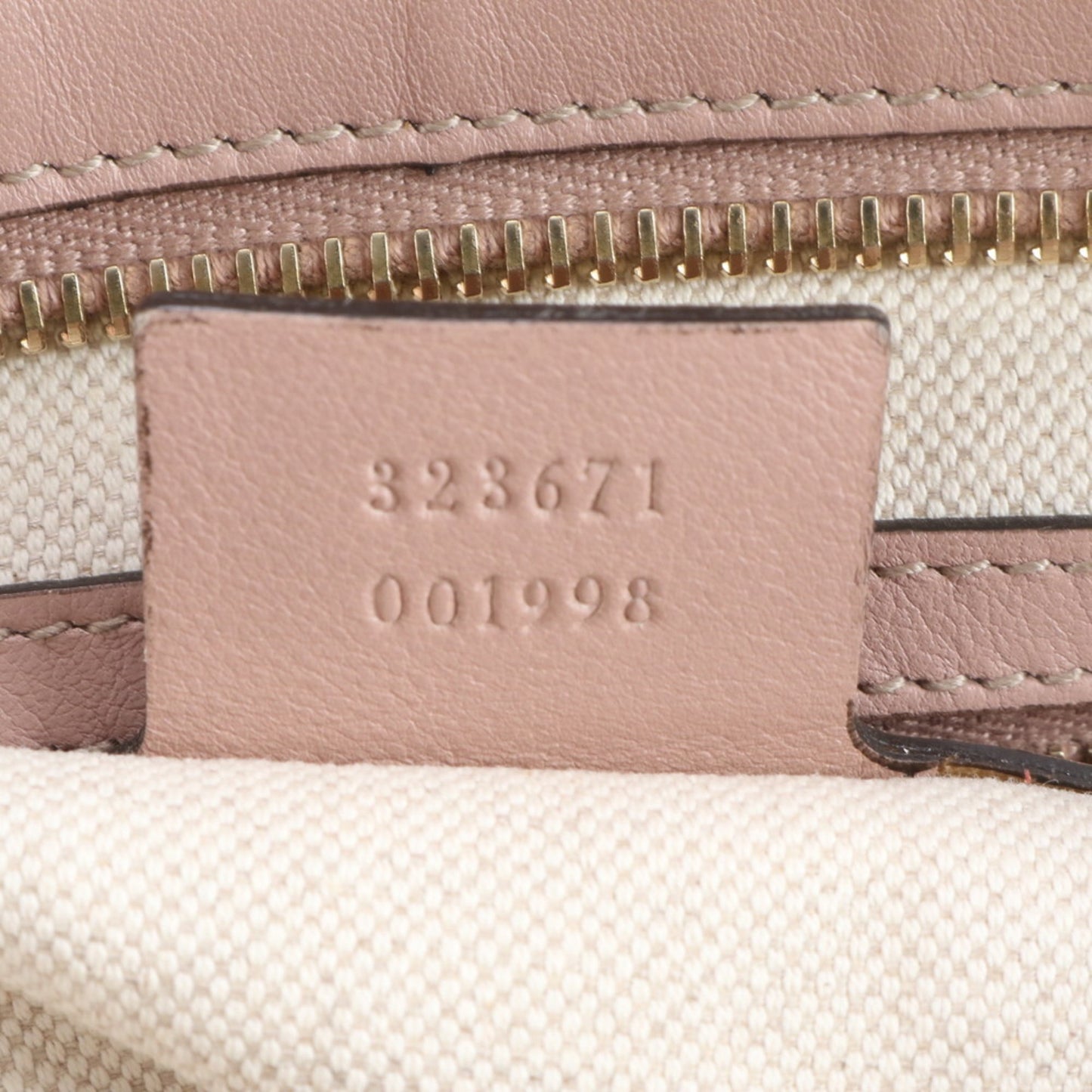 Gucci Pink Leather Tote Bag ( )