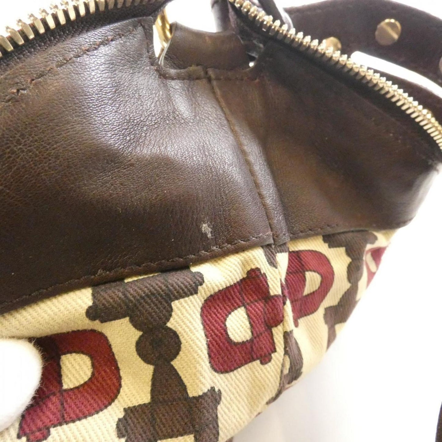 Gucci Brown Leather Shoulder Bag ( )