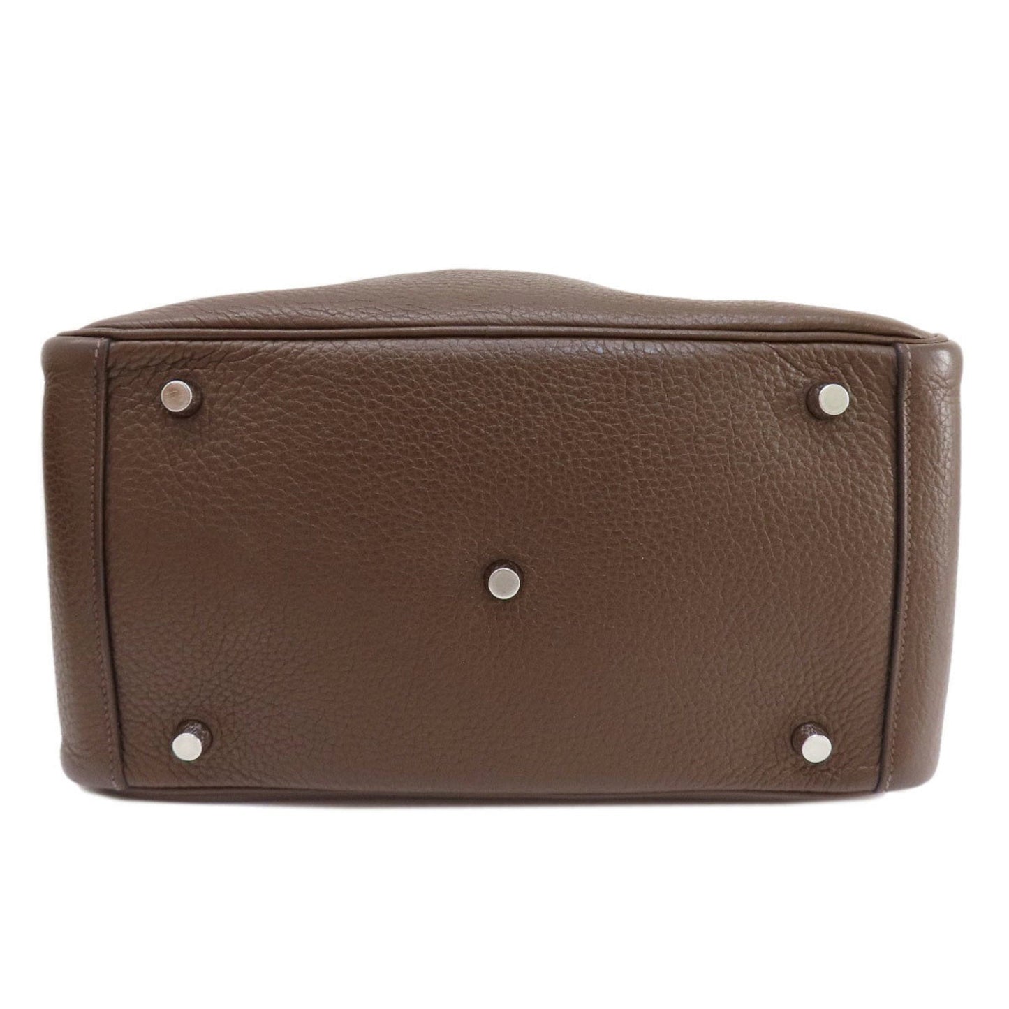 Hermes Brown Leather Handbag ( )