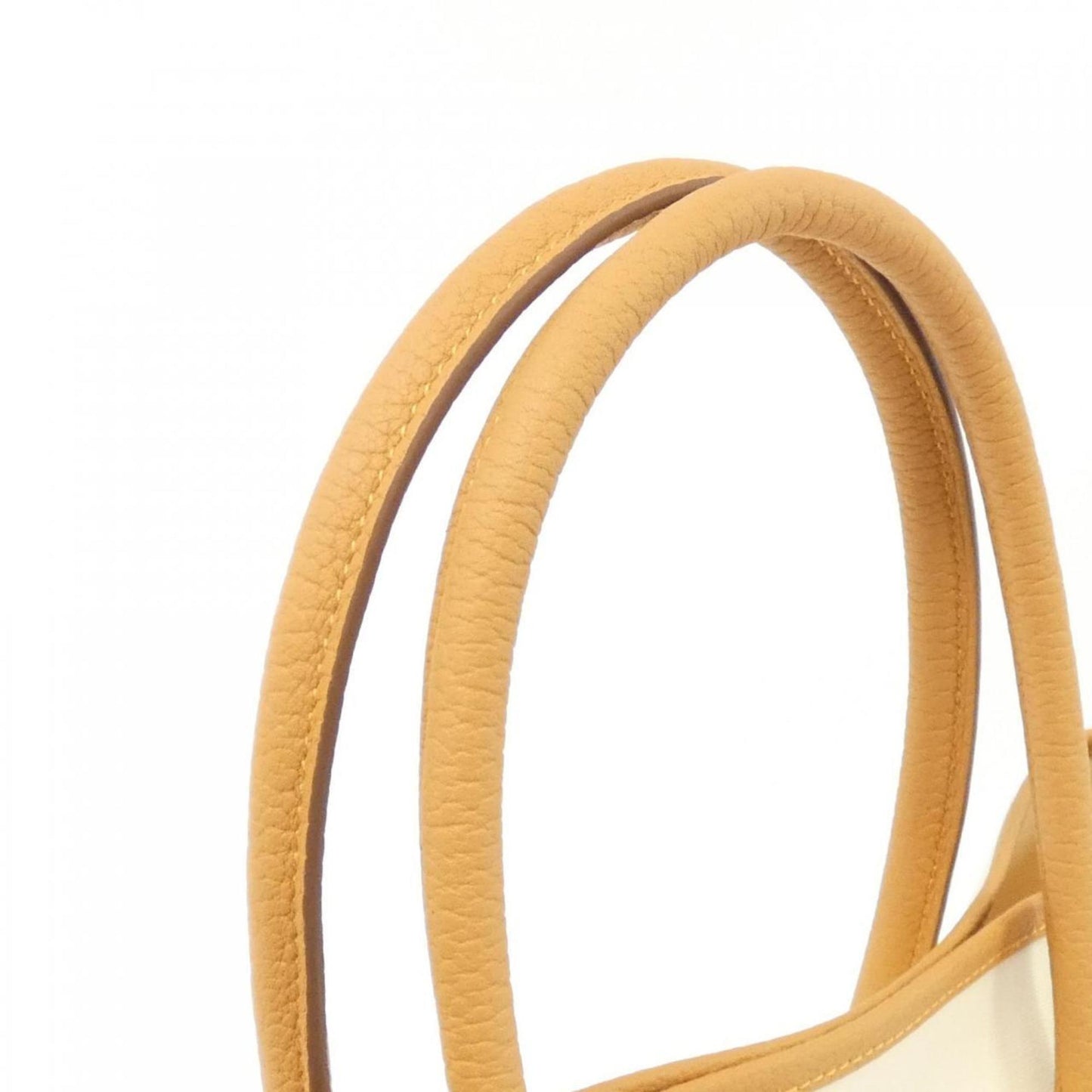 Hermes Garden Natural Sable Toile Officier Negonda Leather Handbag ( )