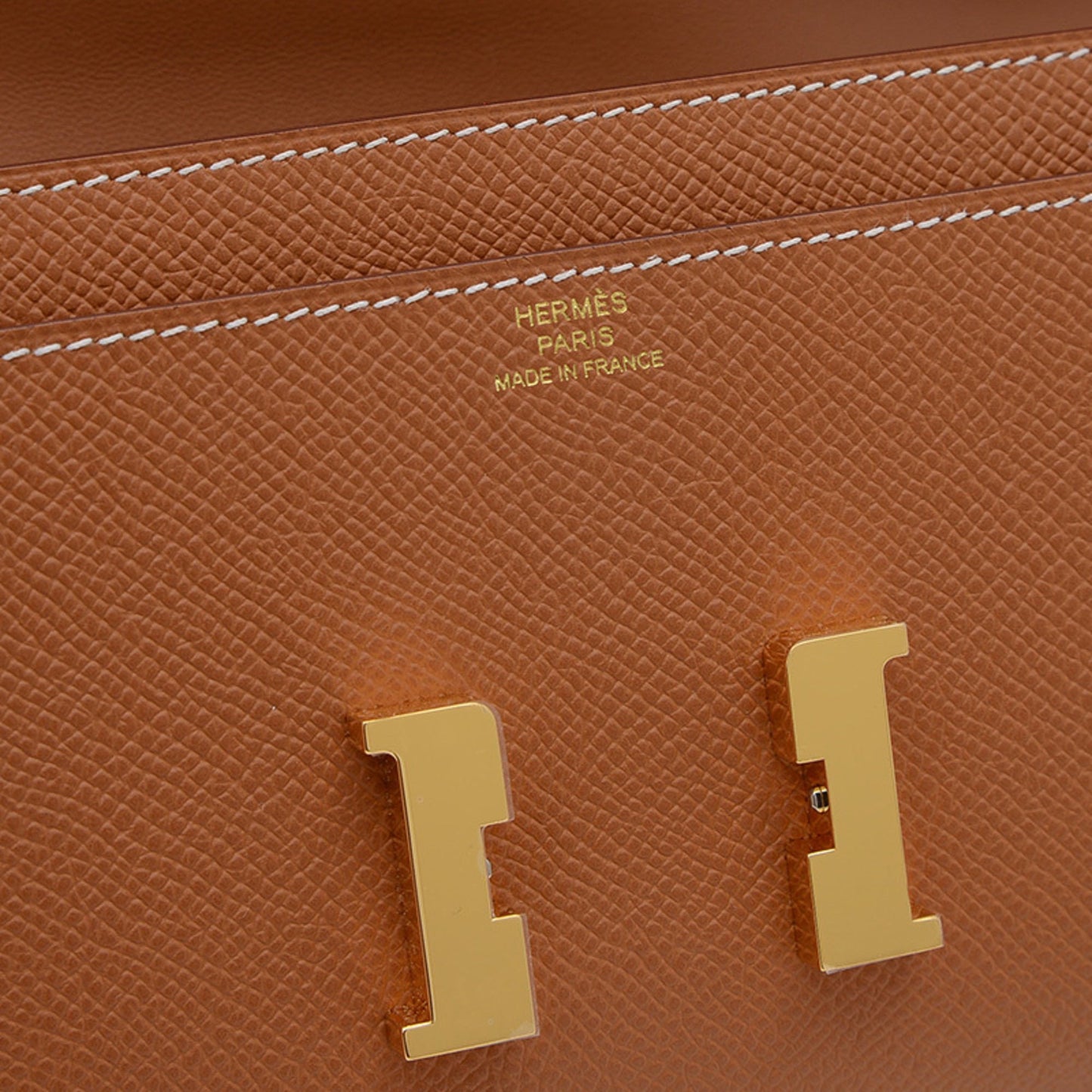 Hermes Constance Gold Epsom Leather Shoulder Bag ( )