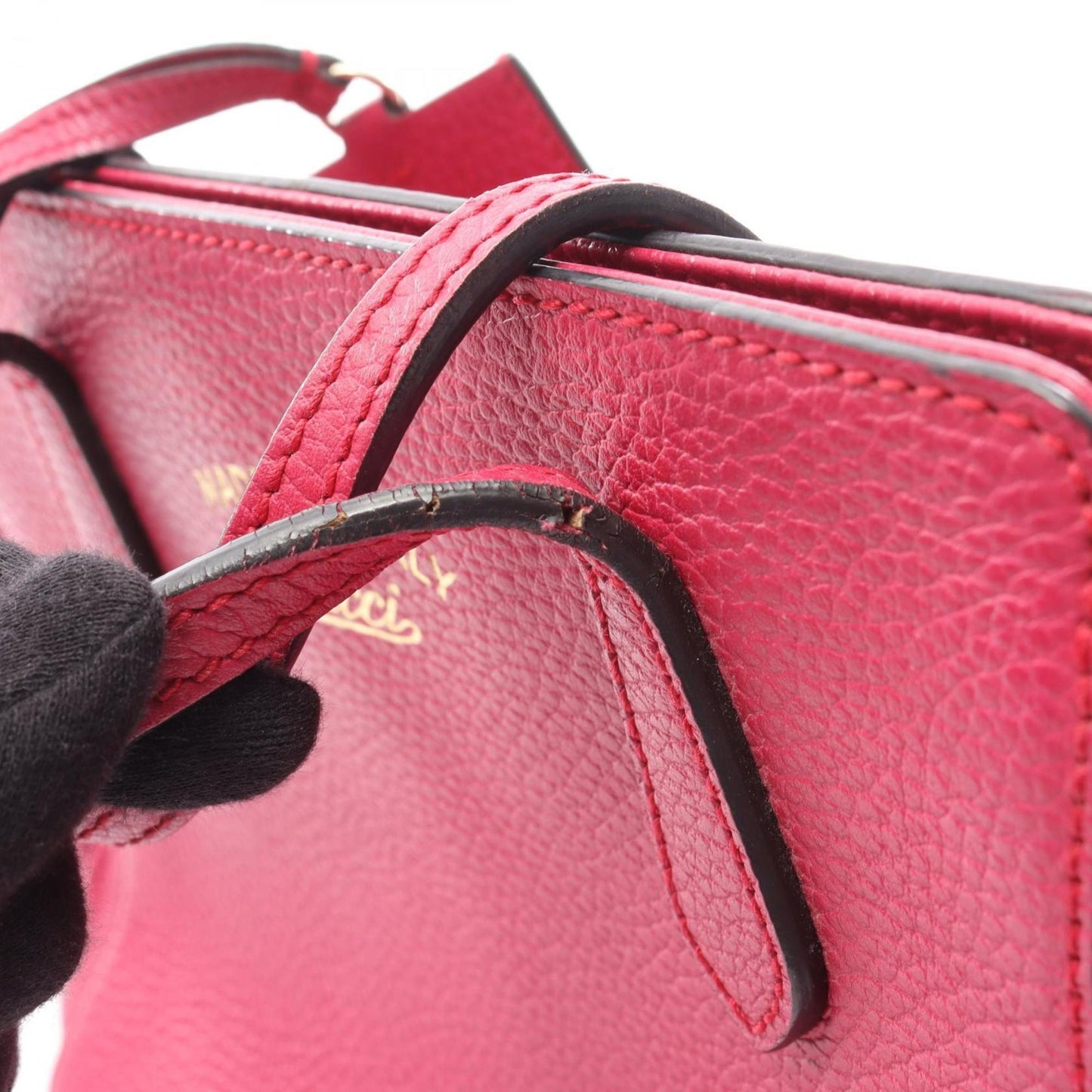 Gucci Pink Leather Handbag ( )