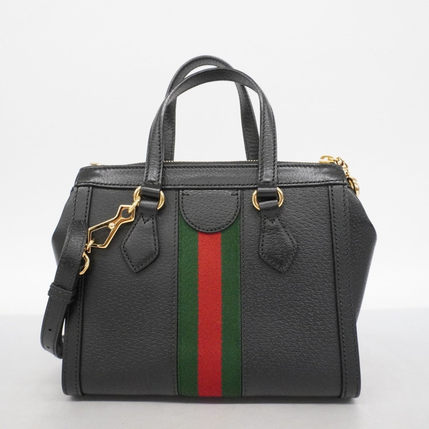 Gucci Black Leather Handbag ( )