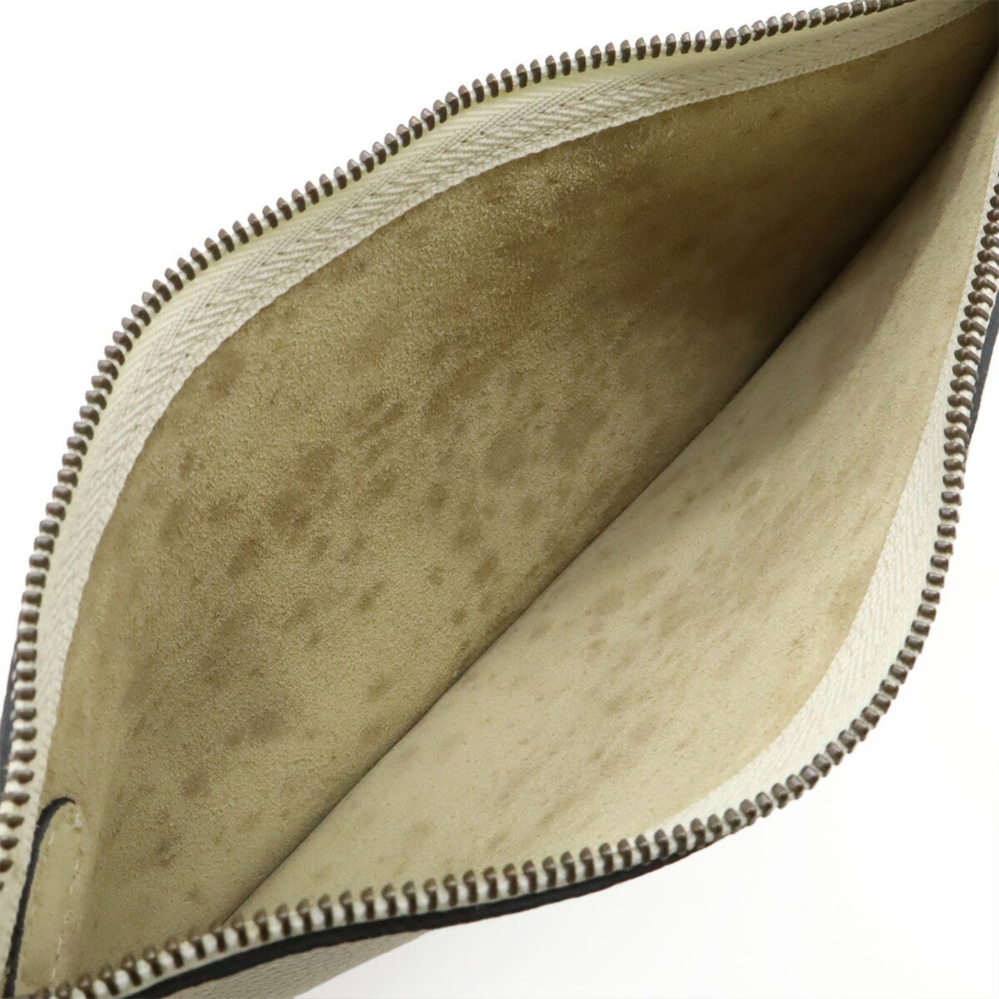 Gucci Green Ivory Red Color Leather Backpack Pouch Tote Bag ( )