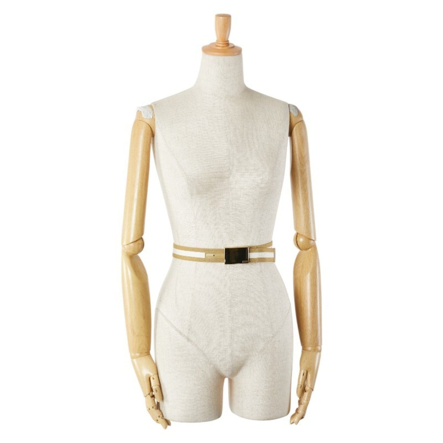 Gucci Green White Standard Belt ( )
