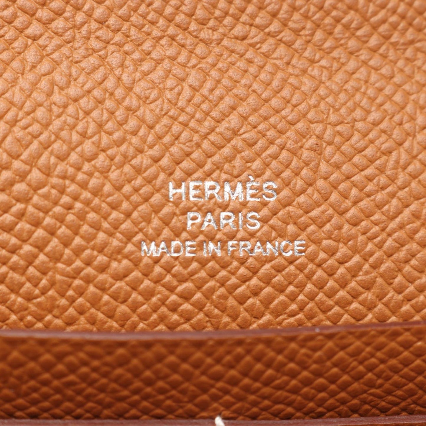 Hermes Brown Gold Brown Epsom Leather Shoulder Bag ( )
