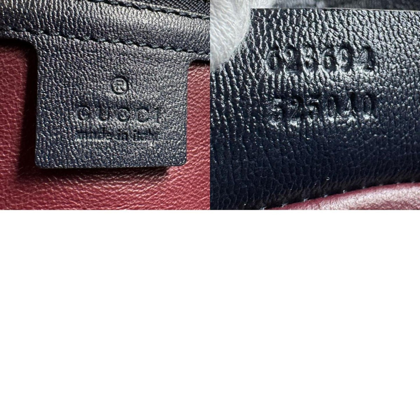 Gucci Beige Navy Canvas Leather Shoulder Bag ( )