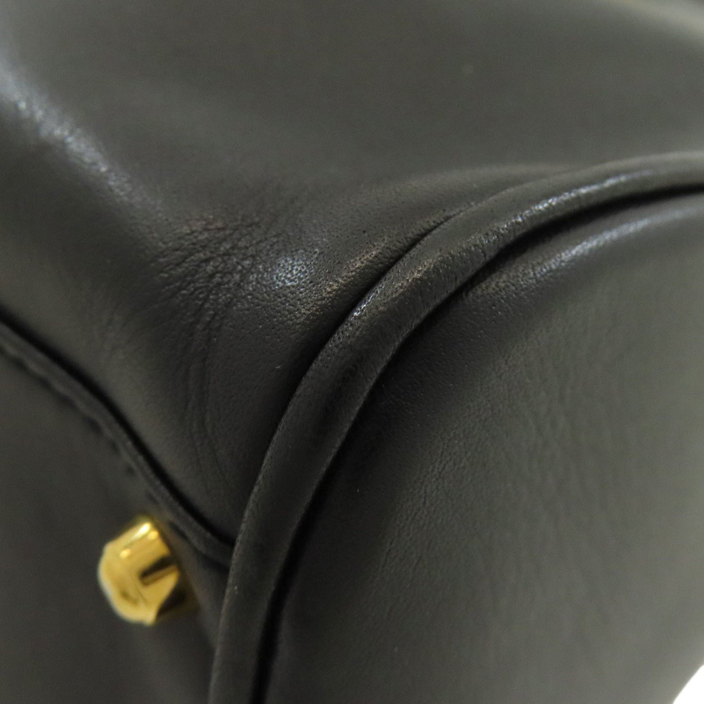 Gucci Black Leather Handbag ( )