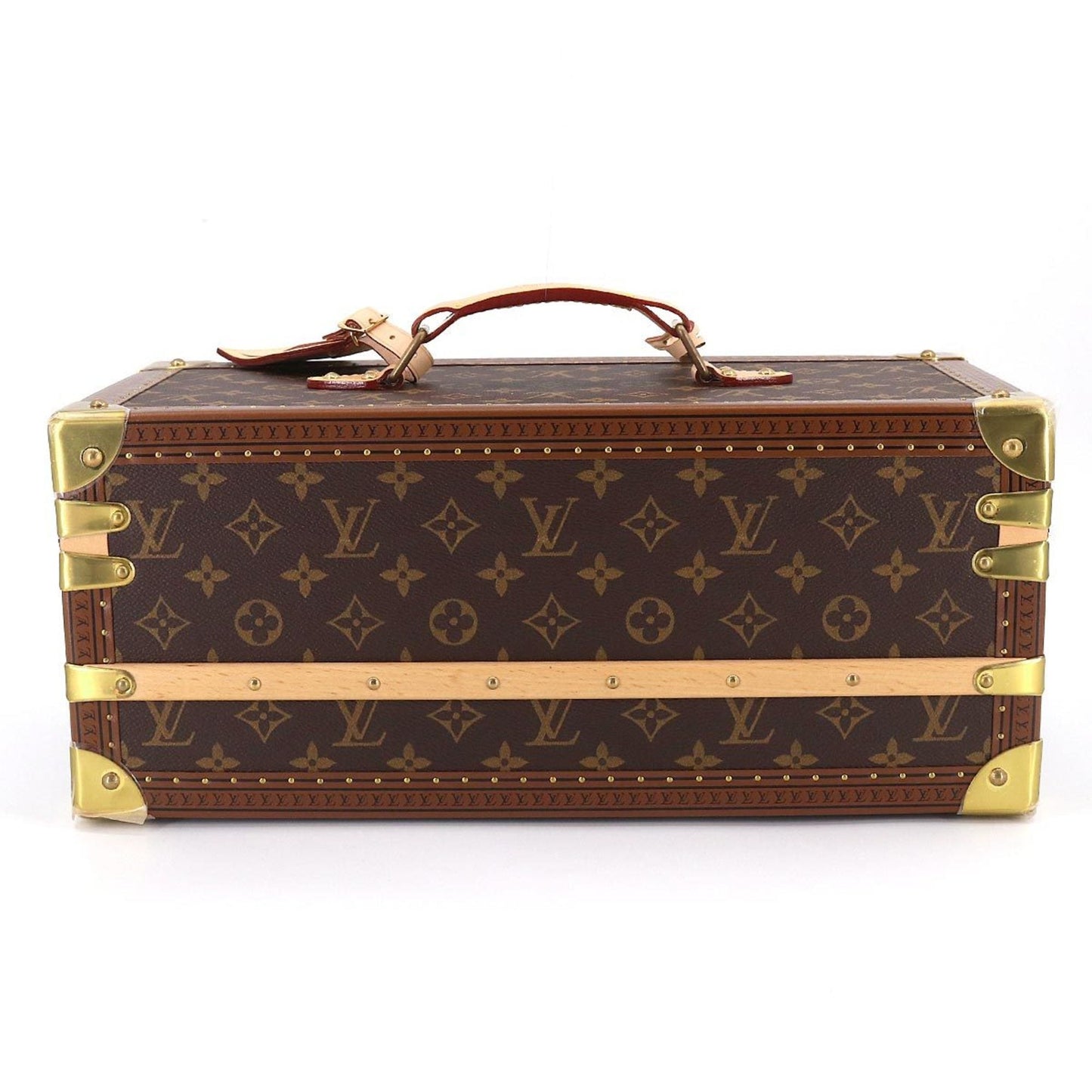 LOUIS VUITTON Monogram Coffret Champagne Bottle Case M20309 Gold Hardware RFID