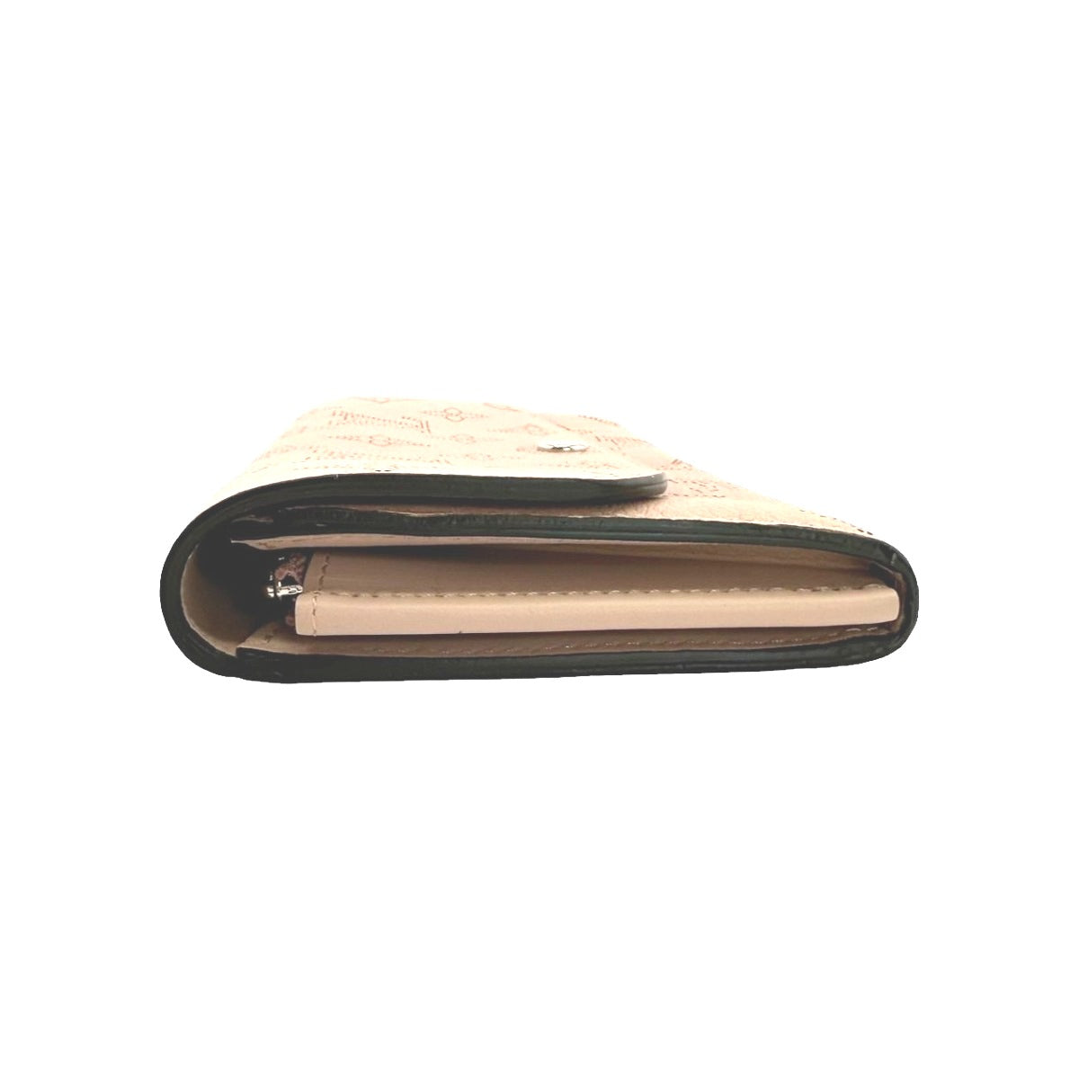 LOUIS VUITTON Long Wallet Purse M60145 Monogram Mahina Magnolia Mahina Monogram Portefeuille Iris Women