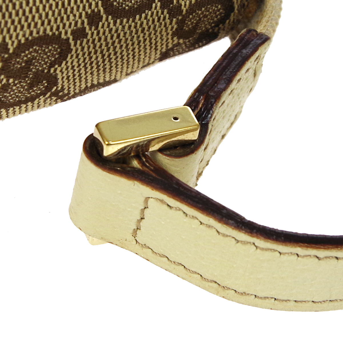 Gucci Leather Canvas Handbag Style 18