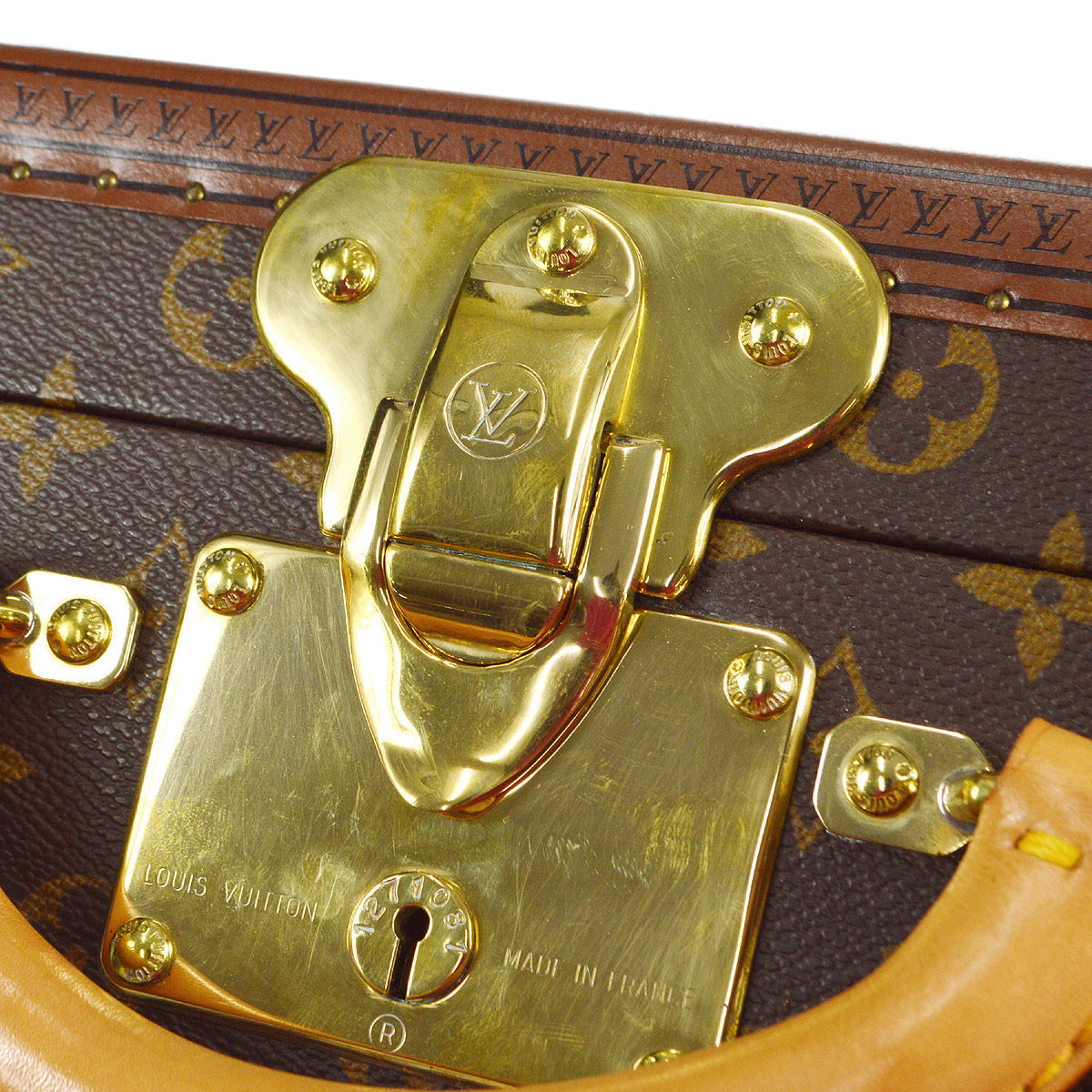 Louis Vuitton Cotteville 40 Trunk Suitcase Handbag Monogram M21424