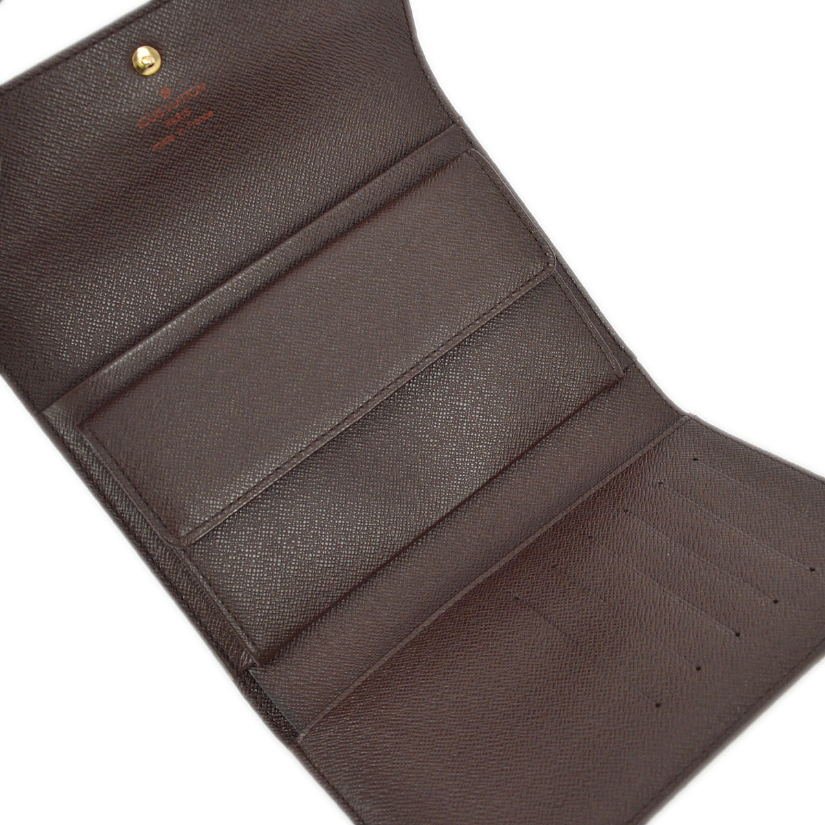 Louis Vuitton 2002 Damier Porte Tresor Etuy Papier Wallet Purse N61202