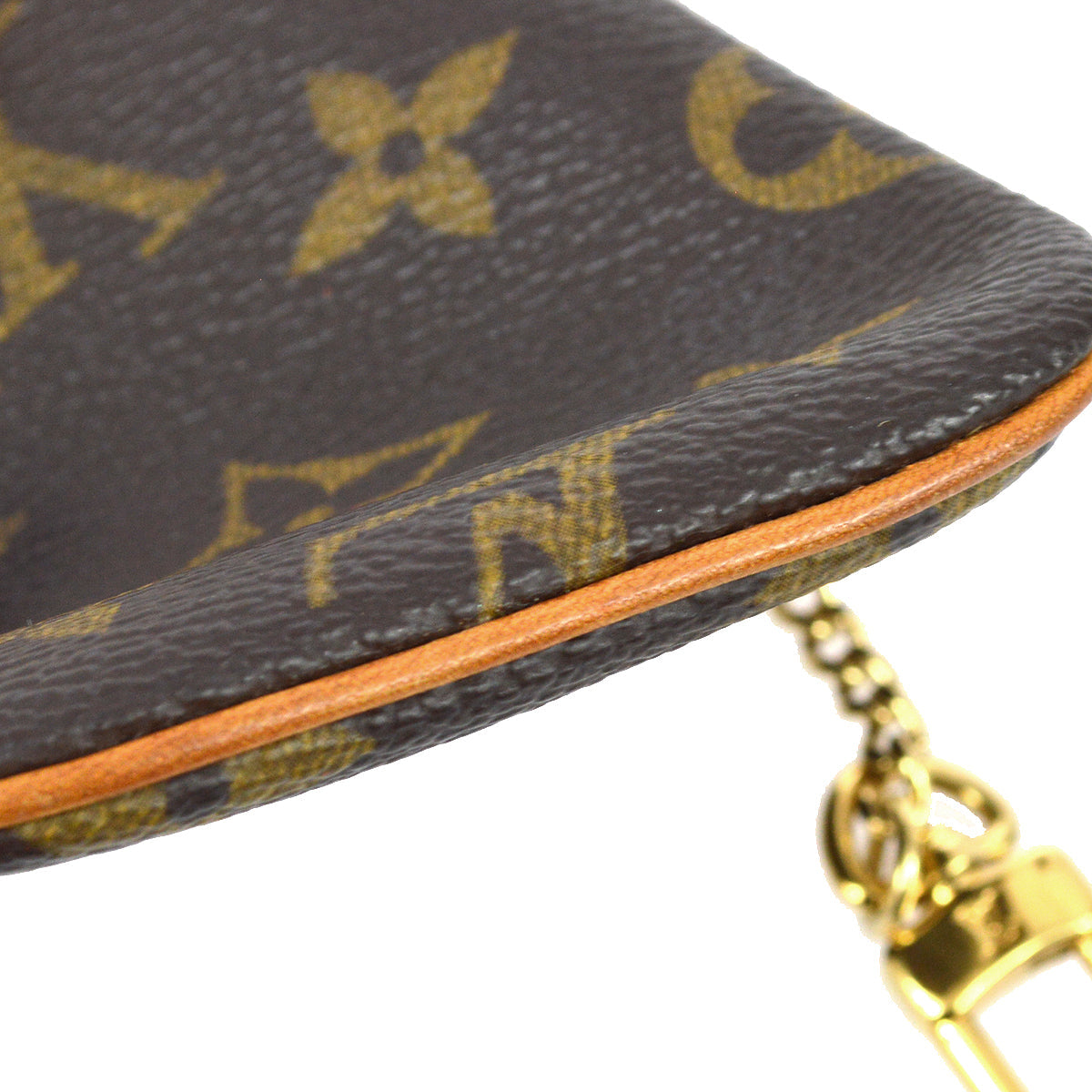 Louis Vuitton 2009 Monogram Etui Telephone MM Pouch Bag M66546 Small Good
