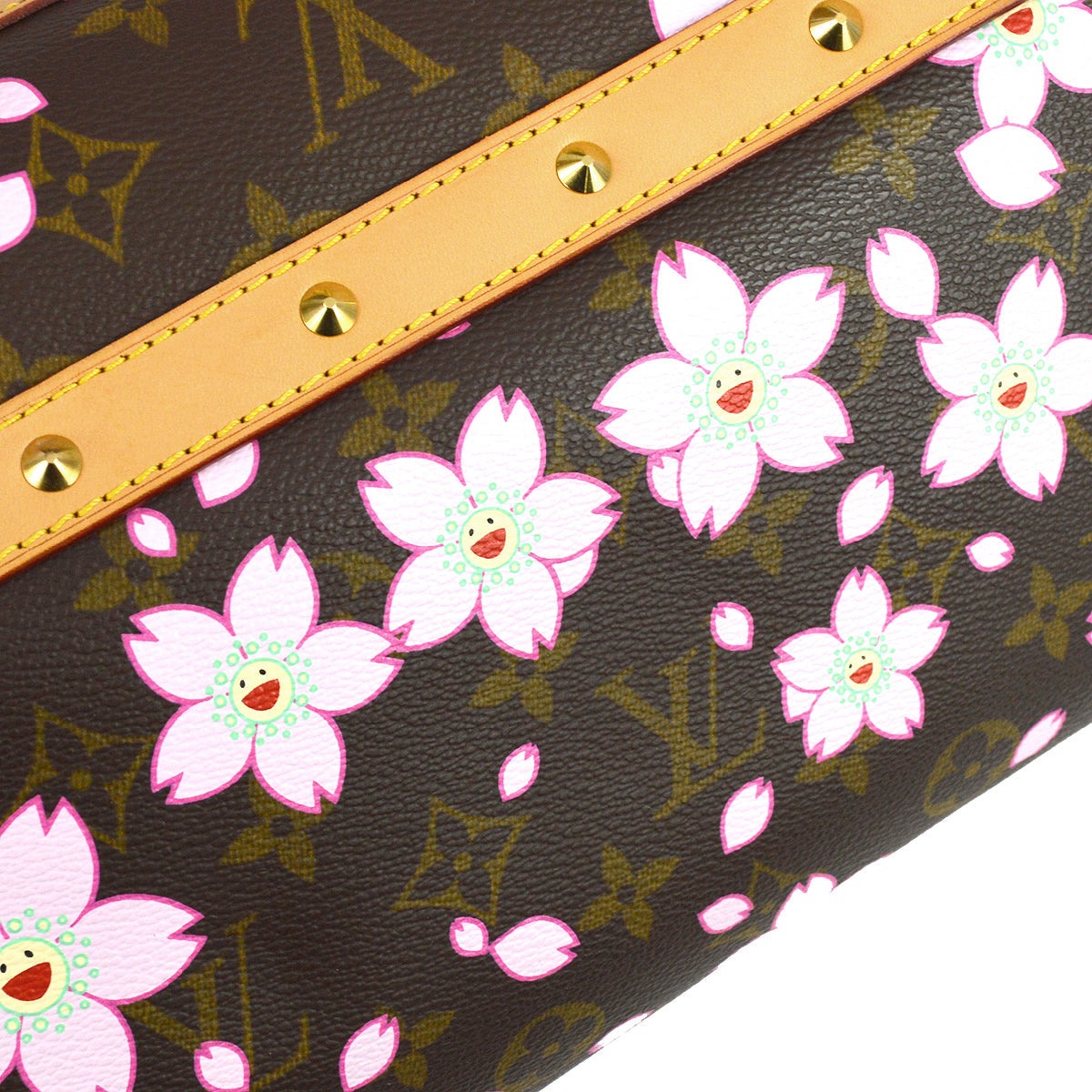 Louis Vuitton 2003 Monogram Cherry Blossom Sac Retro PM M92012